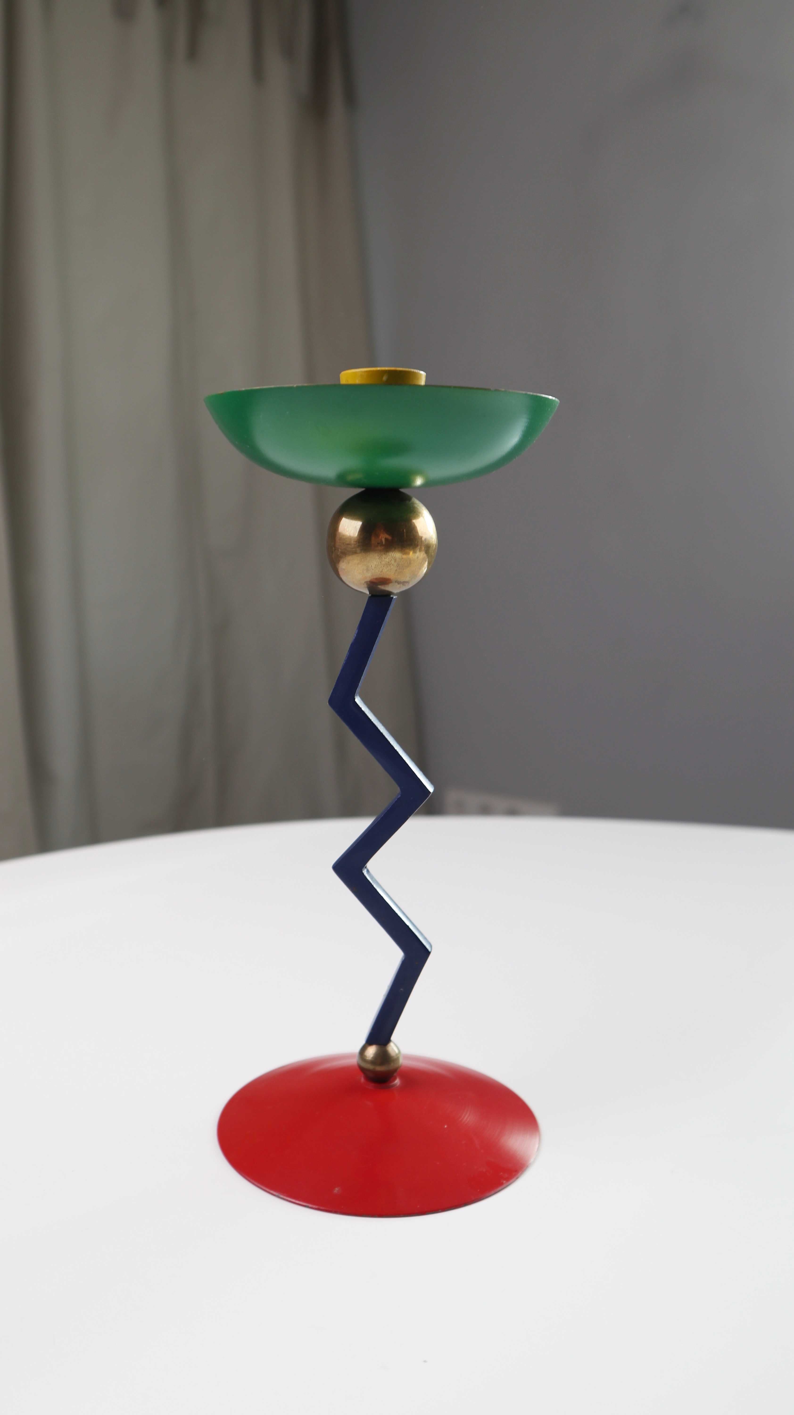 Vintage IKEA Kerzenhalter Kerzenleuchter bunt Anna Efverlund 1995