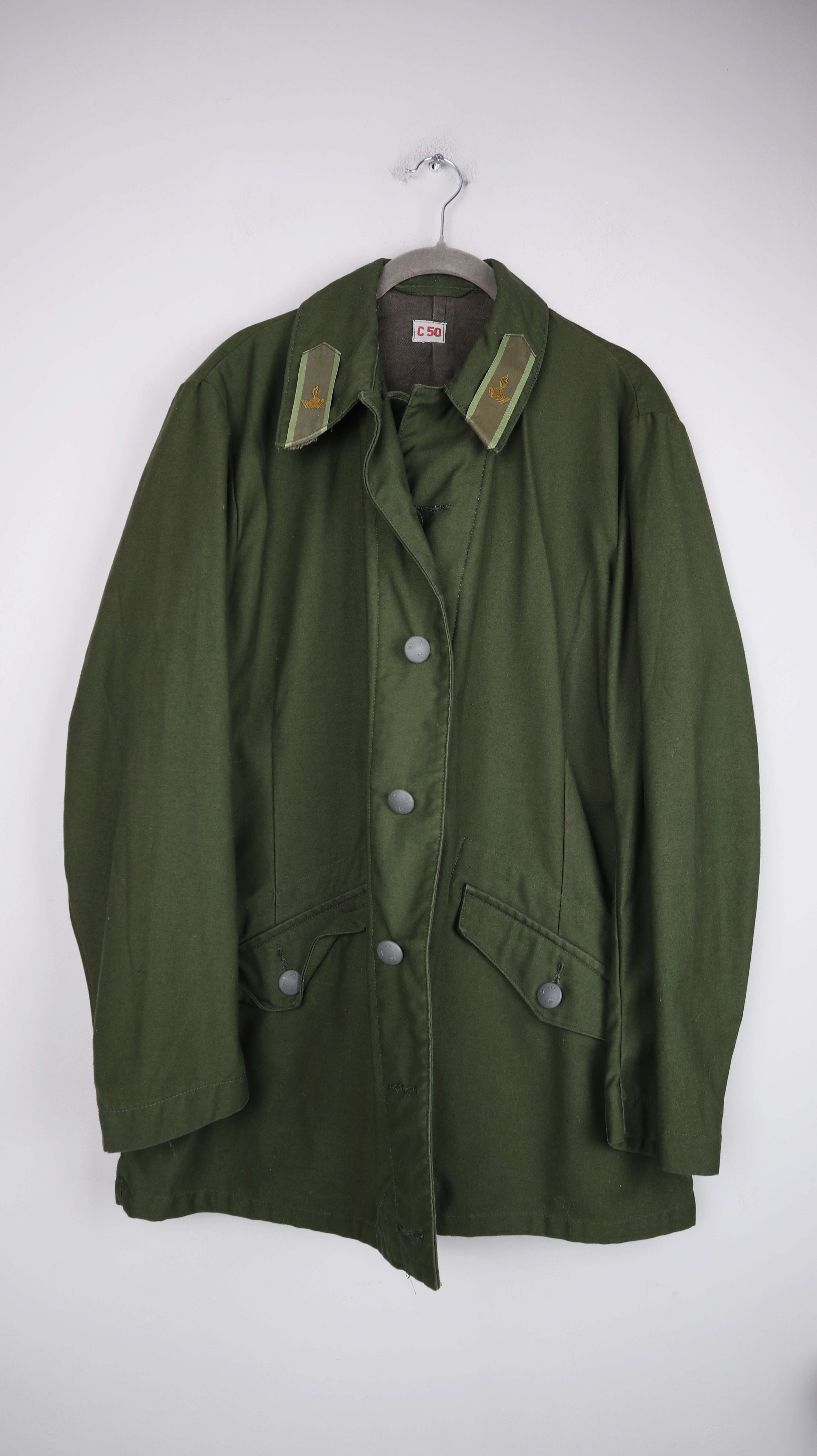 Schwedenjacke C50 Parka Grün Militärjacke 38 M Jagdjacke Dunkelgrün
