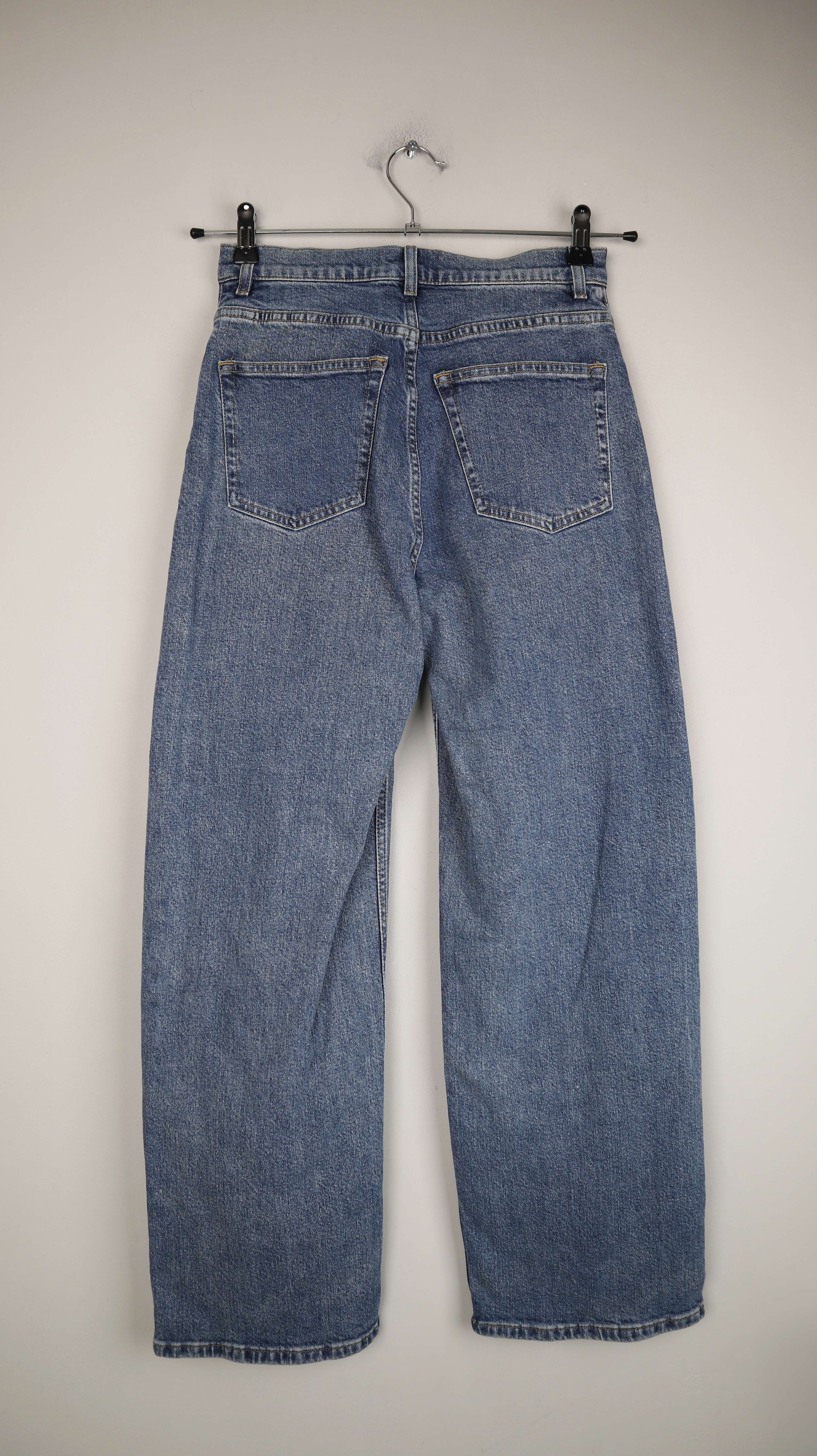 &other stories Jeans Denim 28 38 M straight leg high waist
