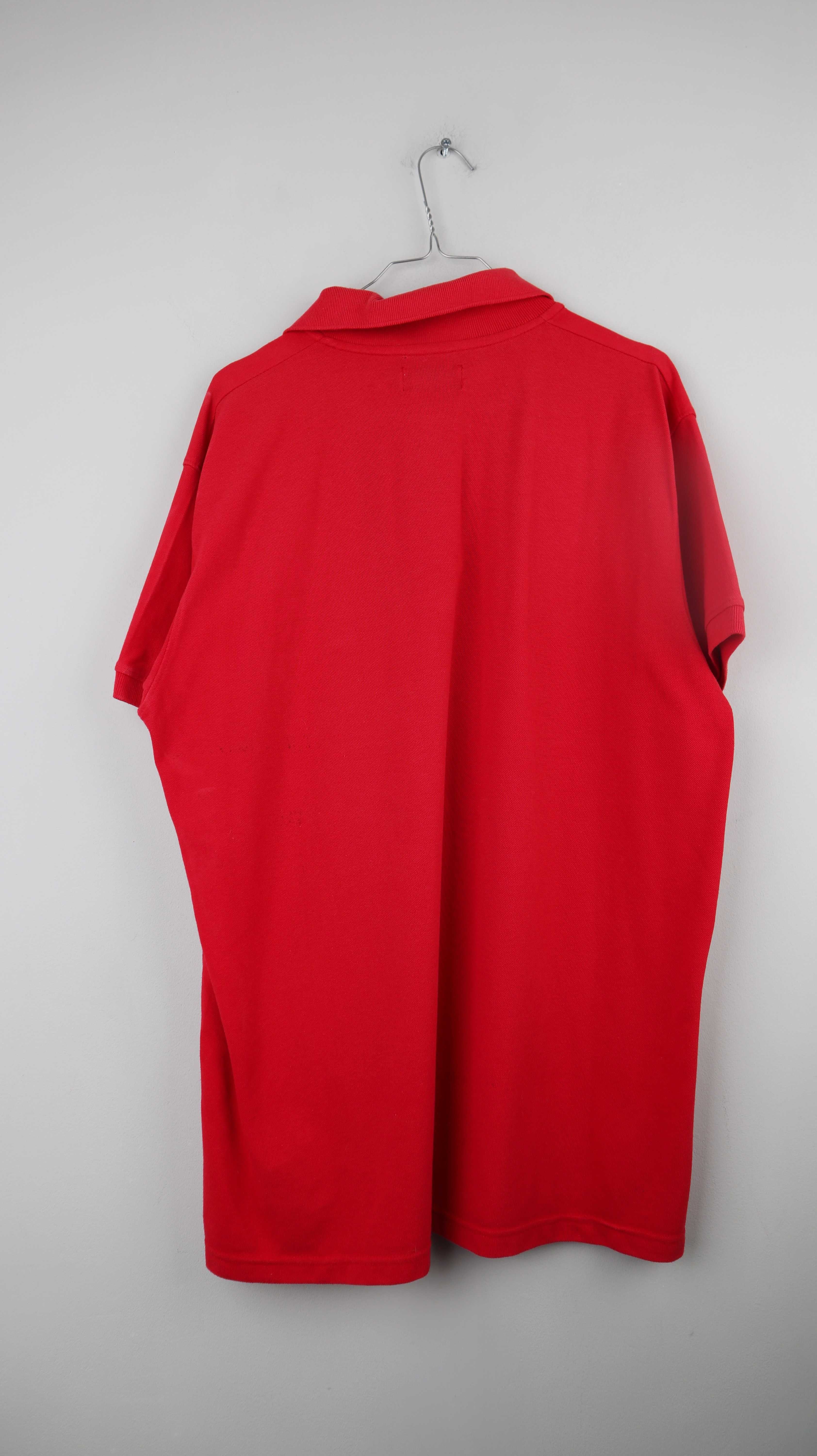 Lacoste Polo Poloshirt T-Shirt Rot XXL Einfarbig Oberteil