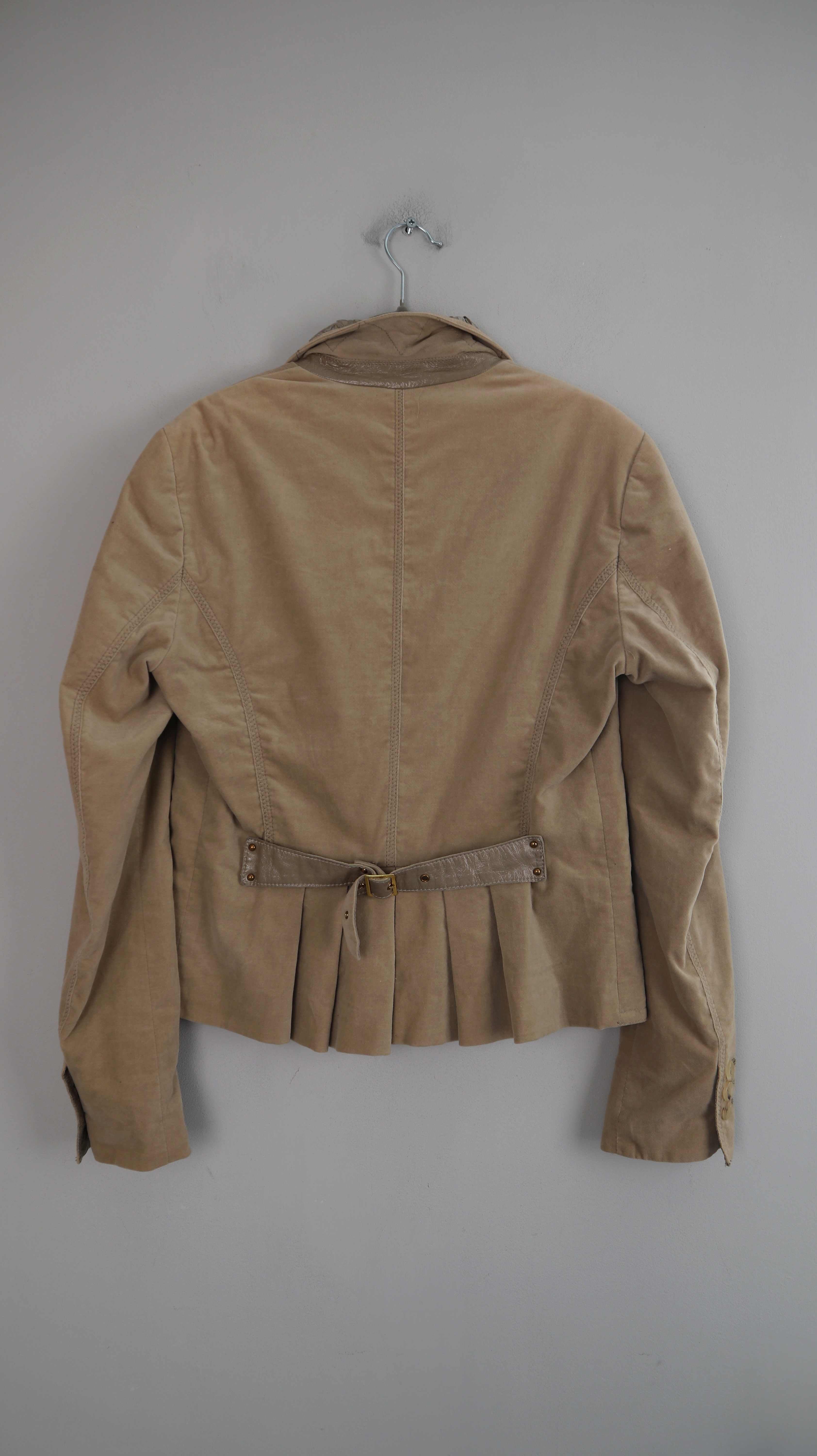 Ambiente Blazer Beige Creme Samtblazer Samt 38 M