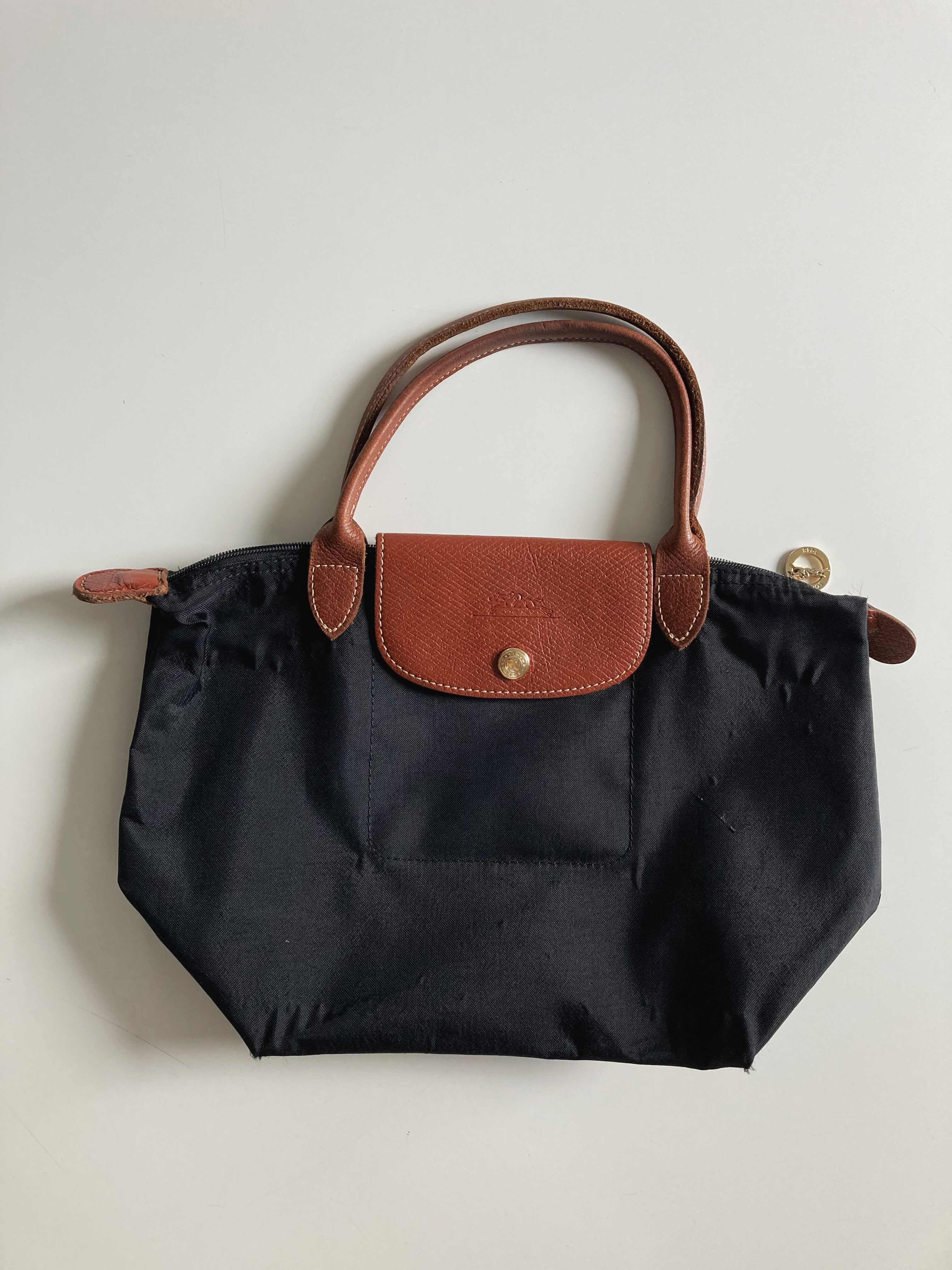 Longchamp Tasche schwarz klein Handtasche Shopper Mini Le Pliage