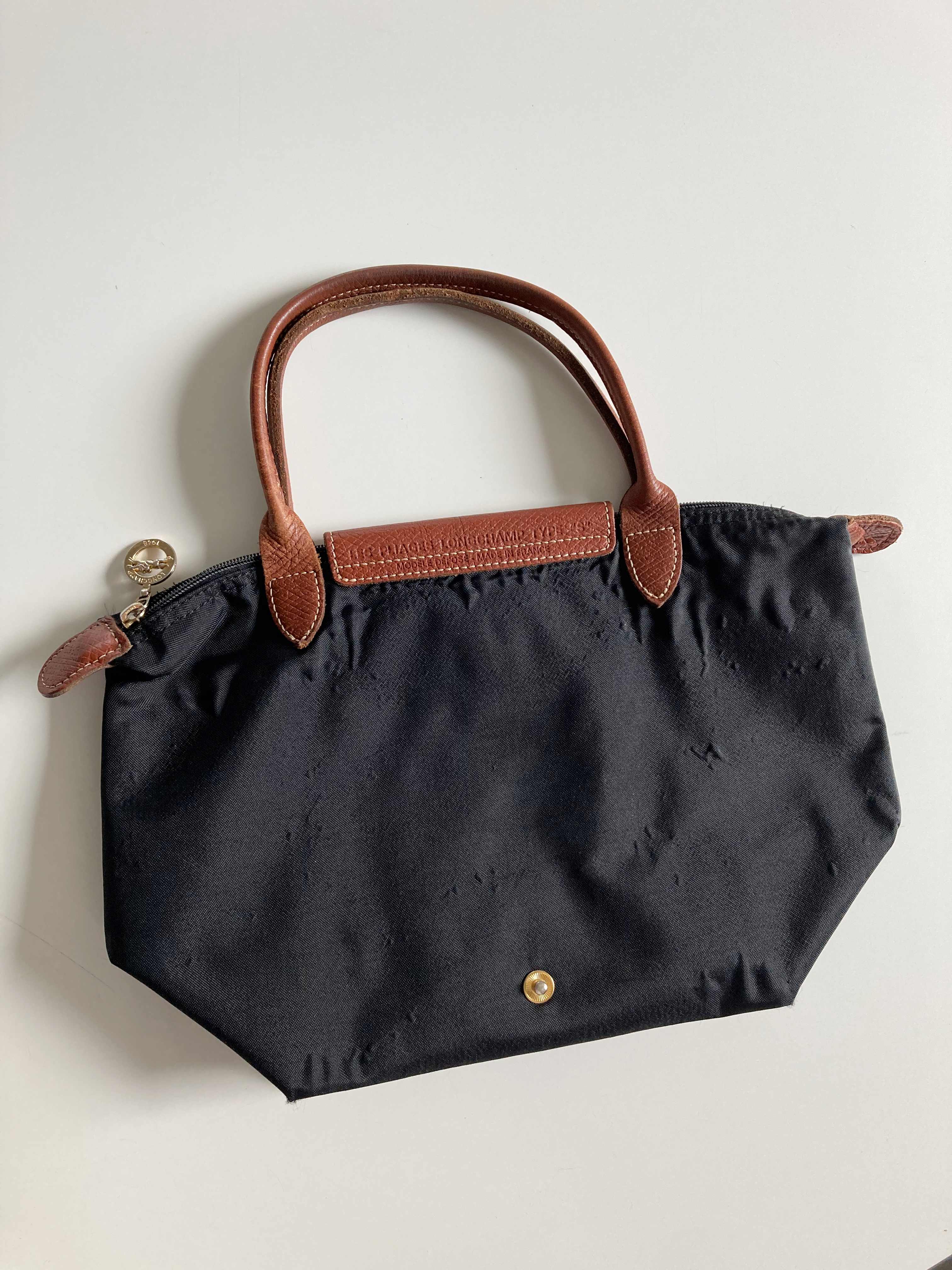 Longchamp Tasche schwarz klein Handtasche Shopper Mini Le Pliage