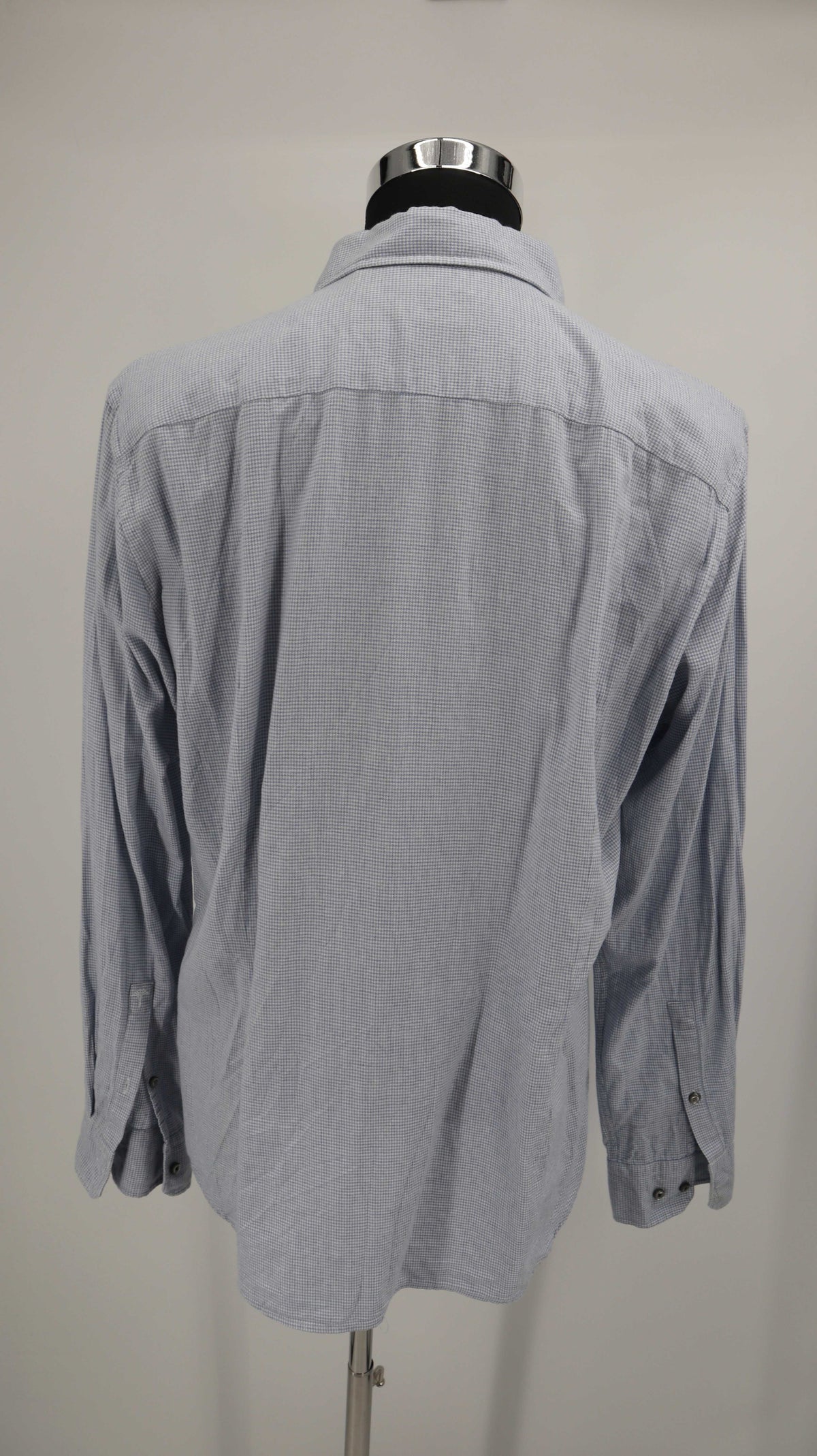 Joop! Hemd Blau slim fit 44 17 17/2 kariert Hellblau Obershirt