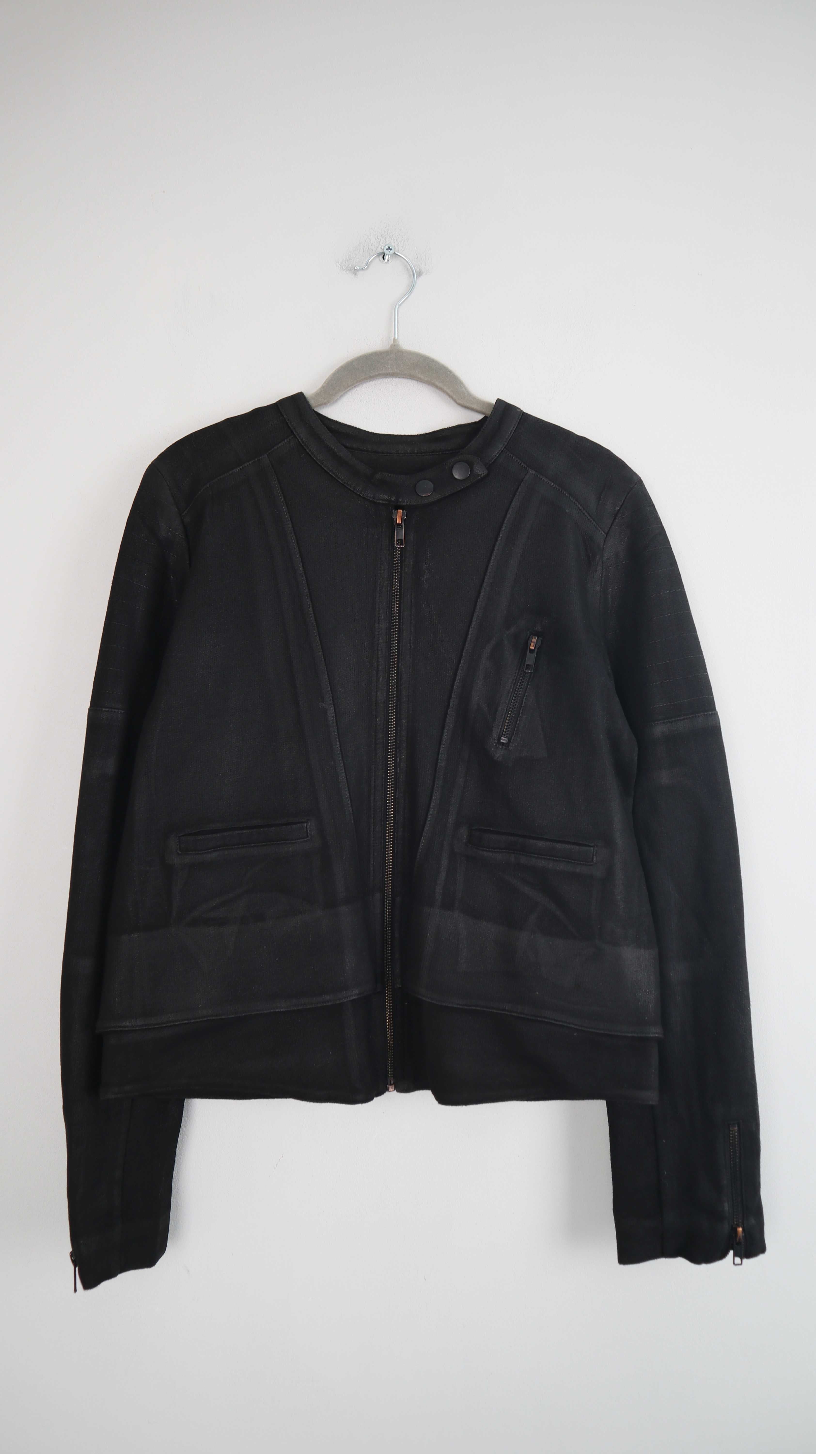 Liebeskind Jacke schwarz 38 M Bikerjacke Racerjacke basic