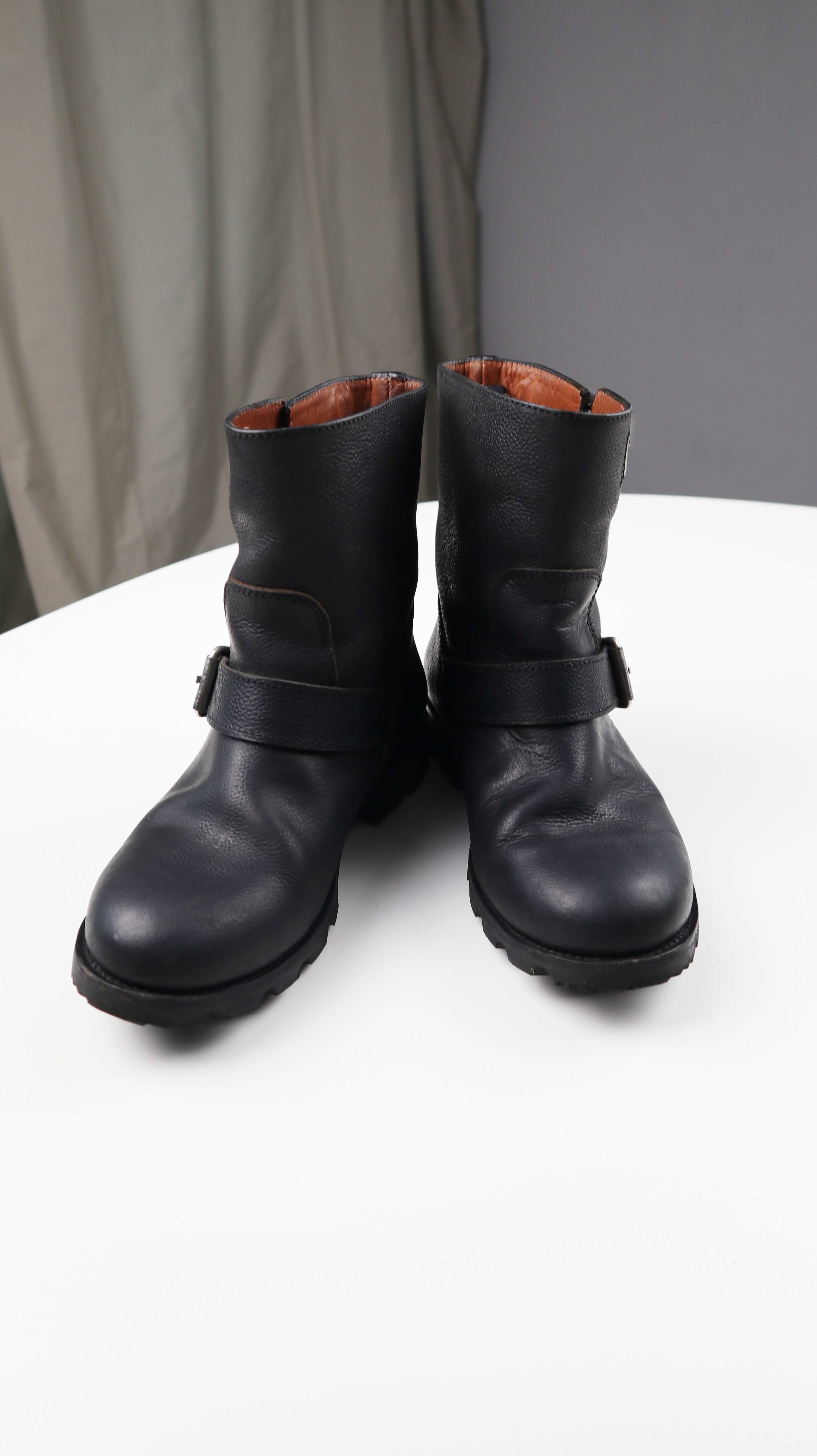 Closed Stiefeletten schwarz Boots 37 schwarz Bikerboots
