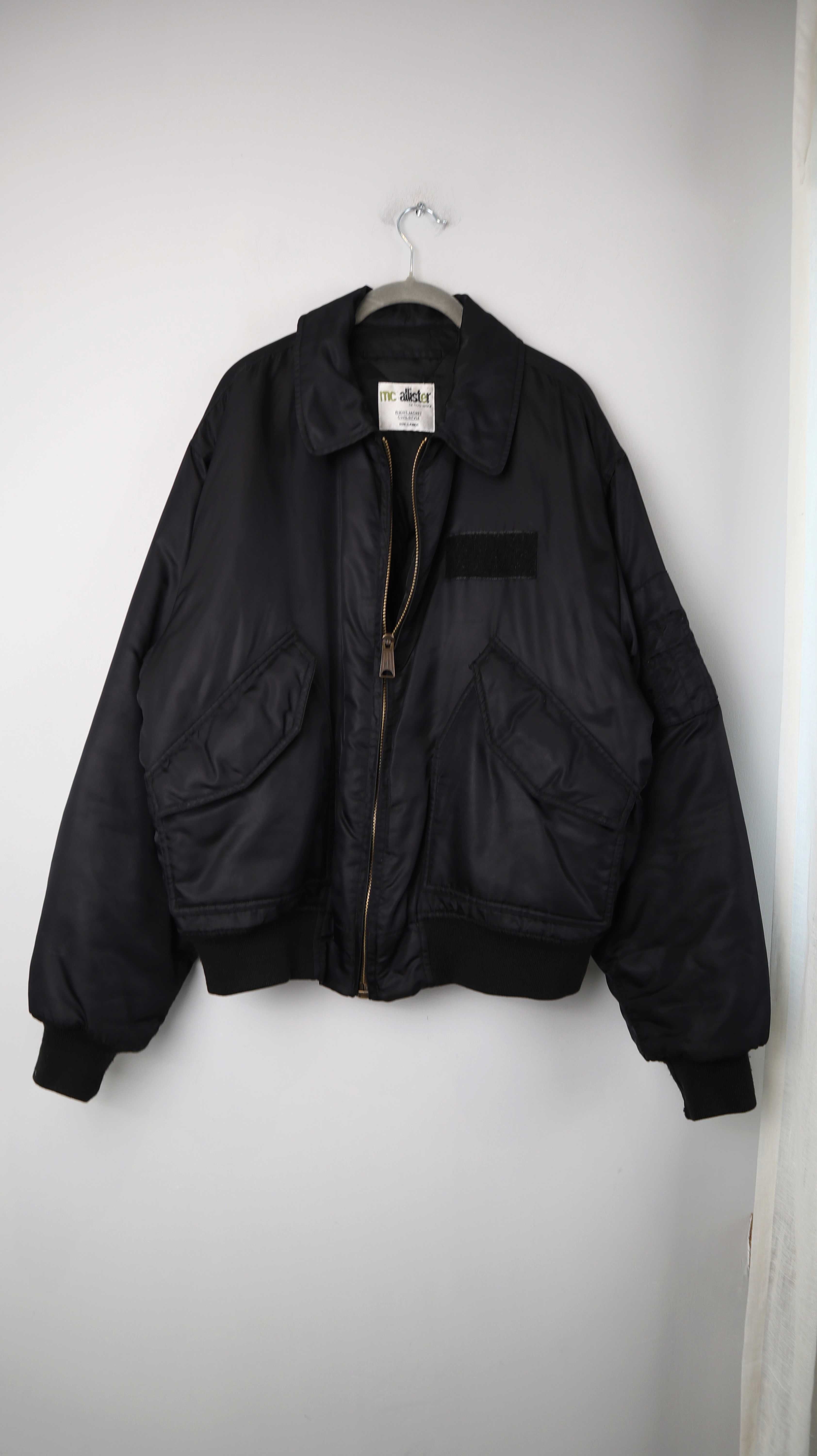 McAllister Jacke Bomberjacke schwarz L Bomber Fliegerjacke basic