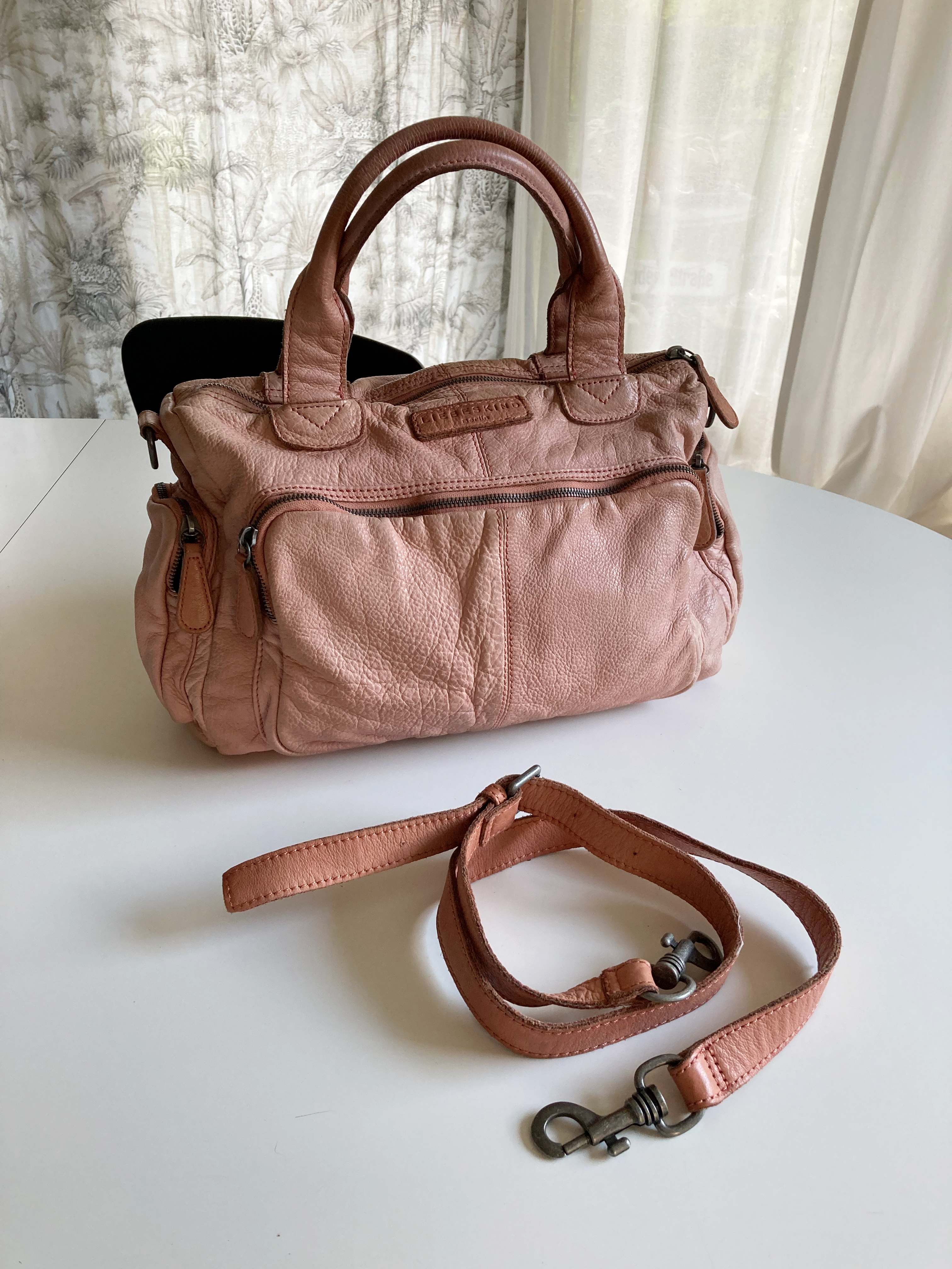 Liebeskind Tasche Ledertasche rosa Umhängetasche Shoulderbag