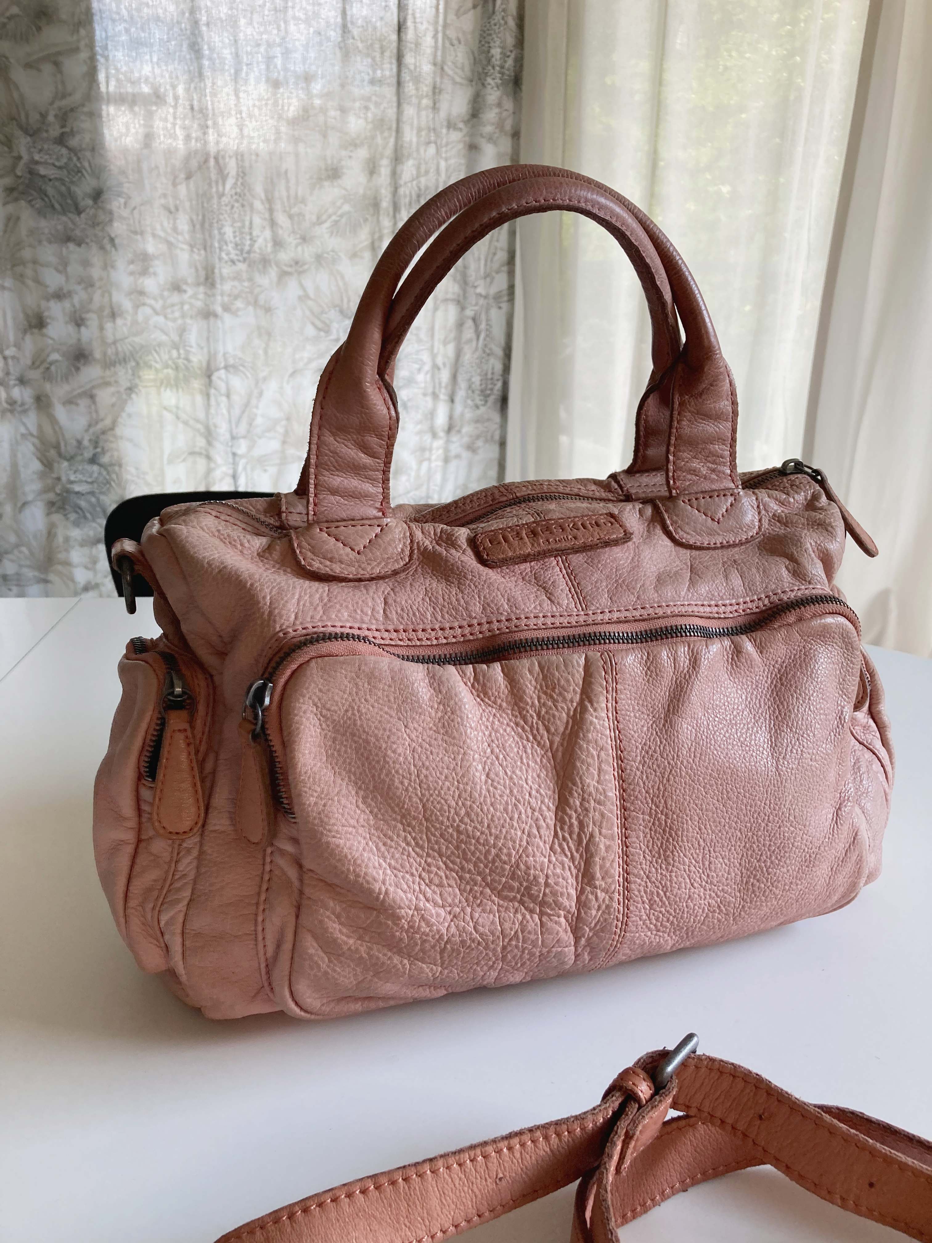 Liebeskind Tasche Ledertasche rosa Umhängetasche Shoulderbag