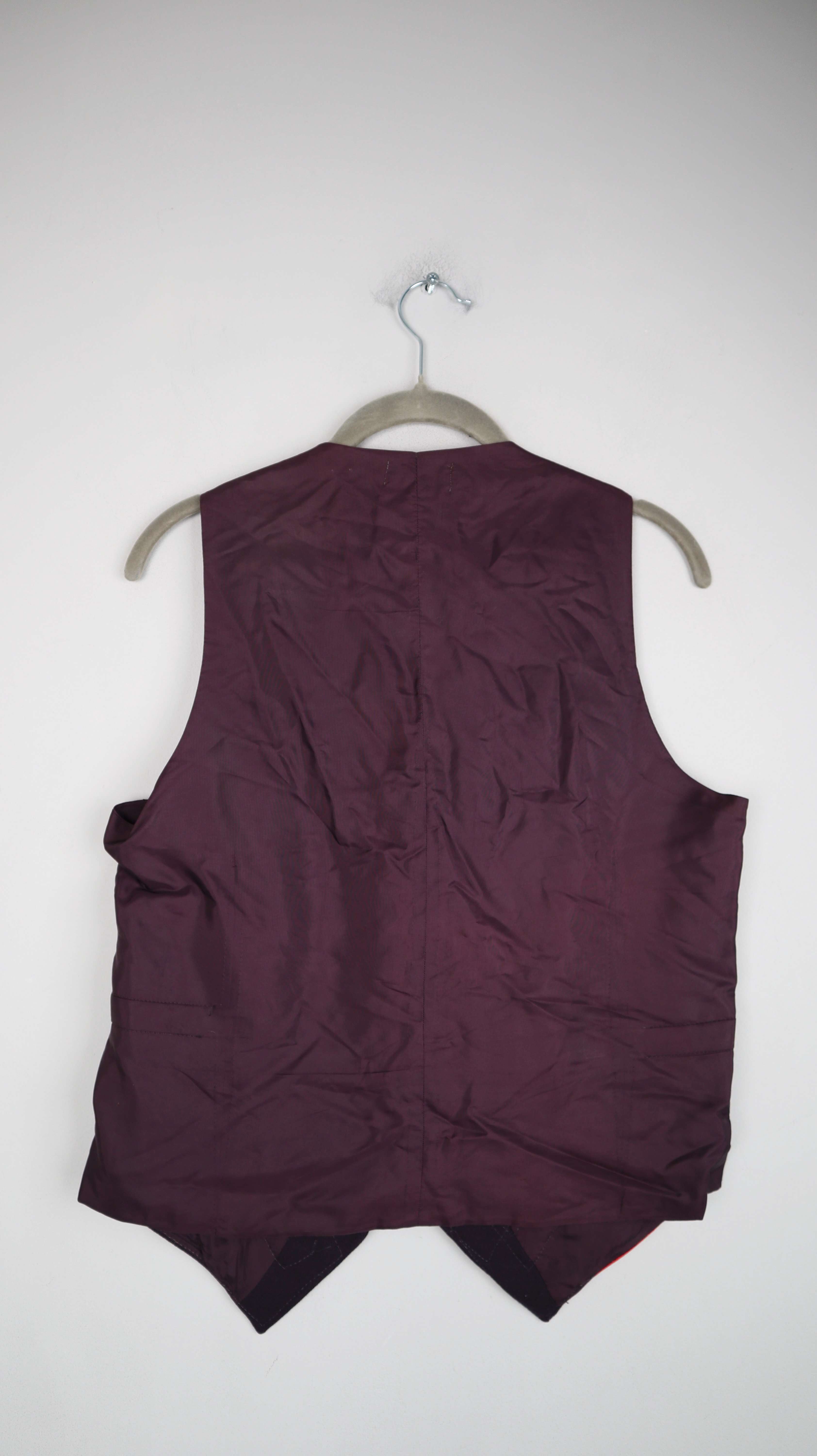 Alessandro Gherardeschi Weste bunt Design 38 M Bordeaux