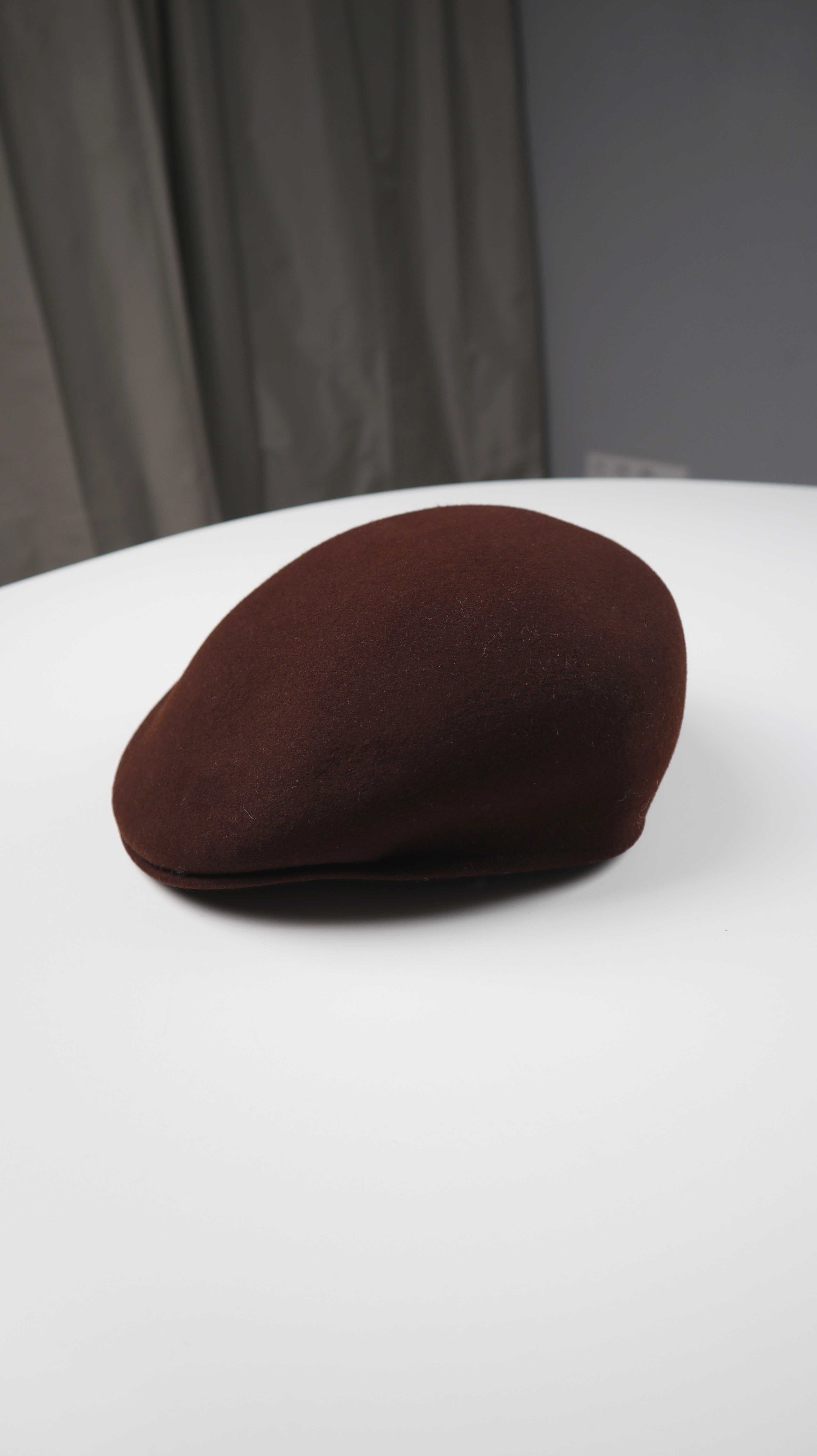 Doria Kappe braun Mütze Schiebermütze 55 Wollmütze Expresso Kangool