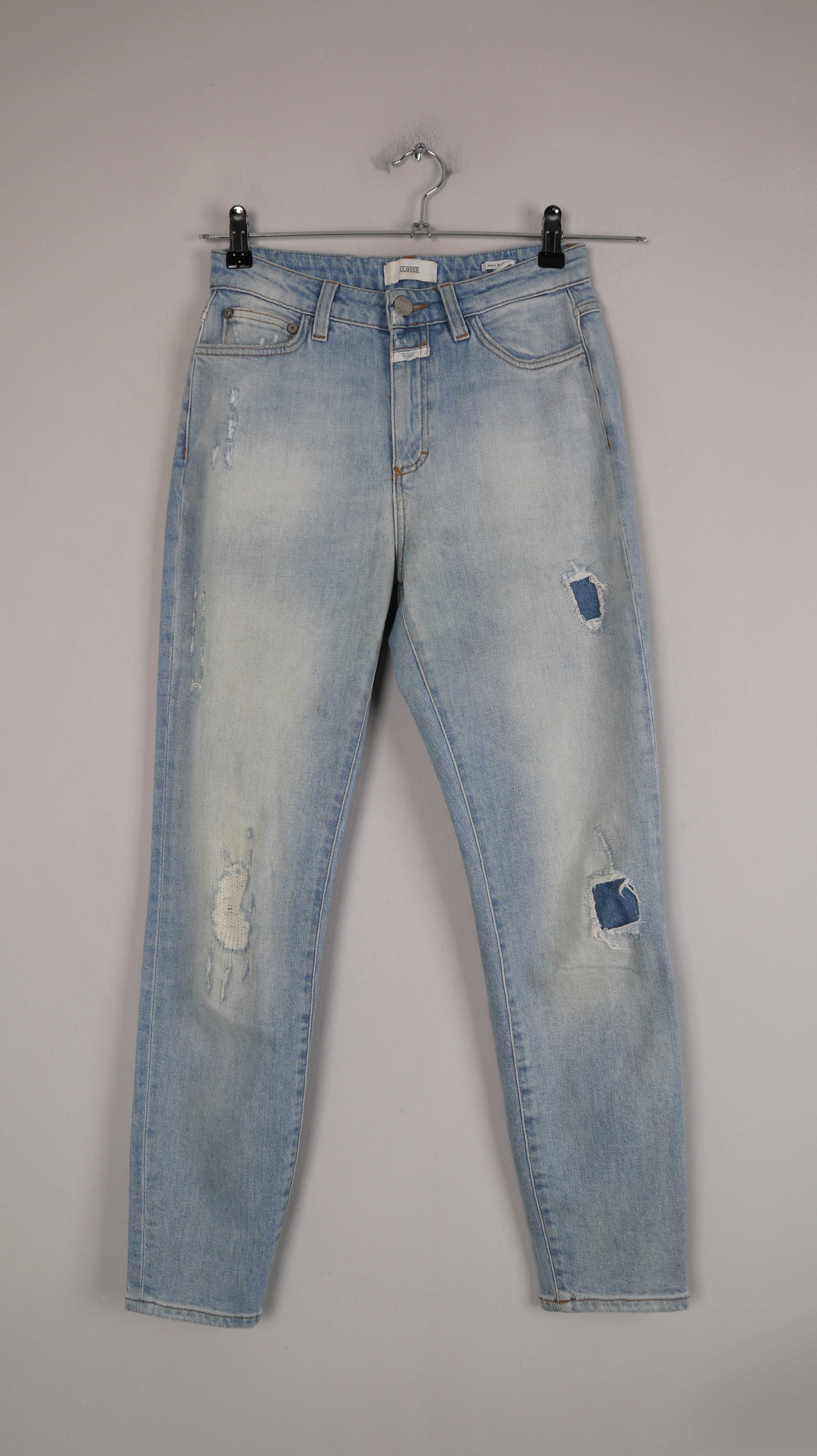 Closed Jeans hell ripped 26 Baker High high waist slim Röhrenhose