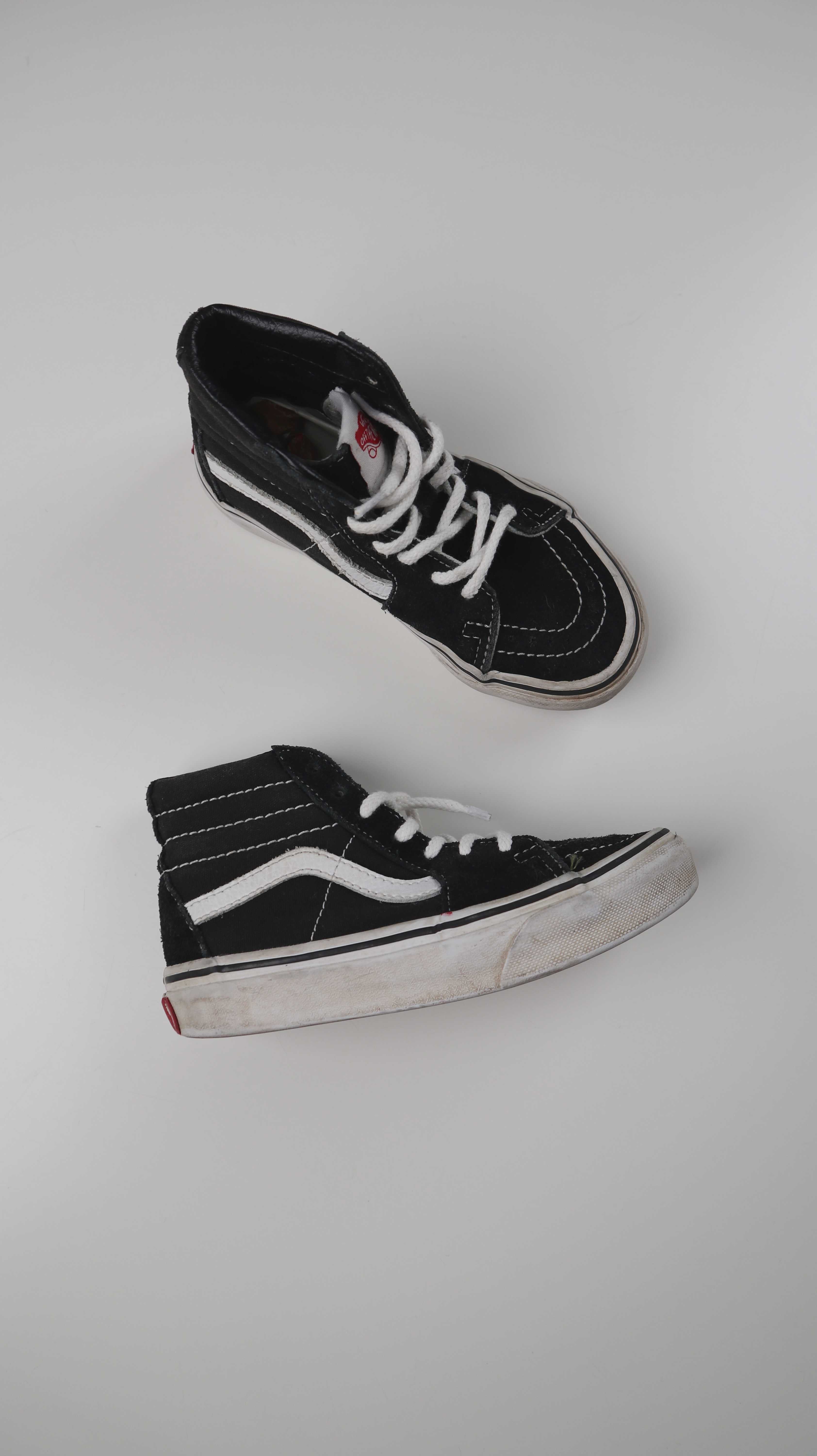 Vans off the wall high school Kinder schwarz weiß 28 17 cm Kinderschuhe