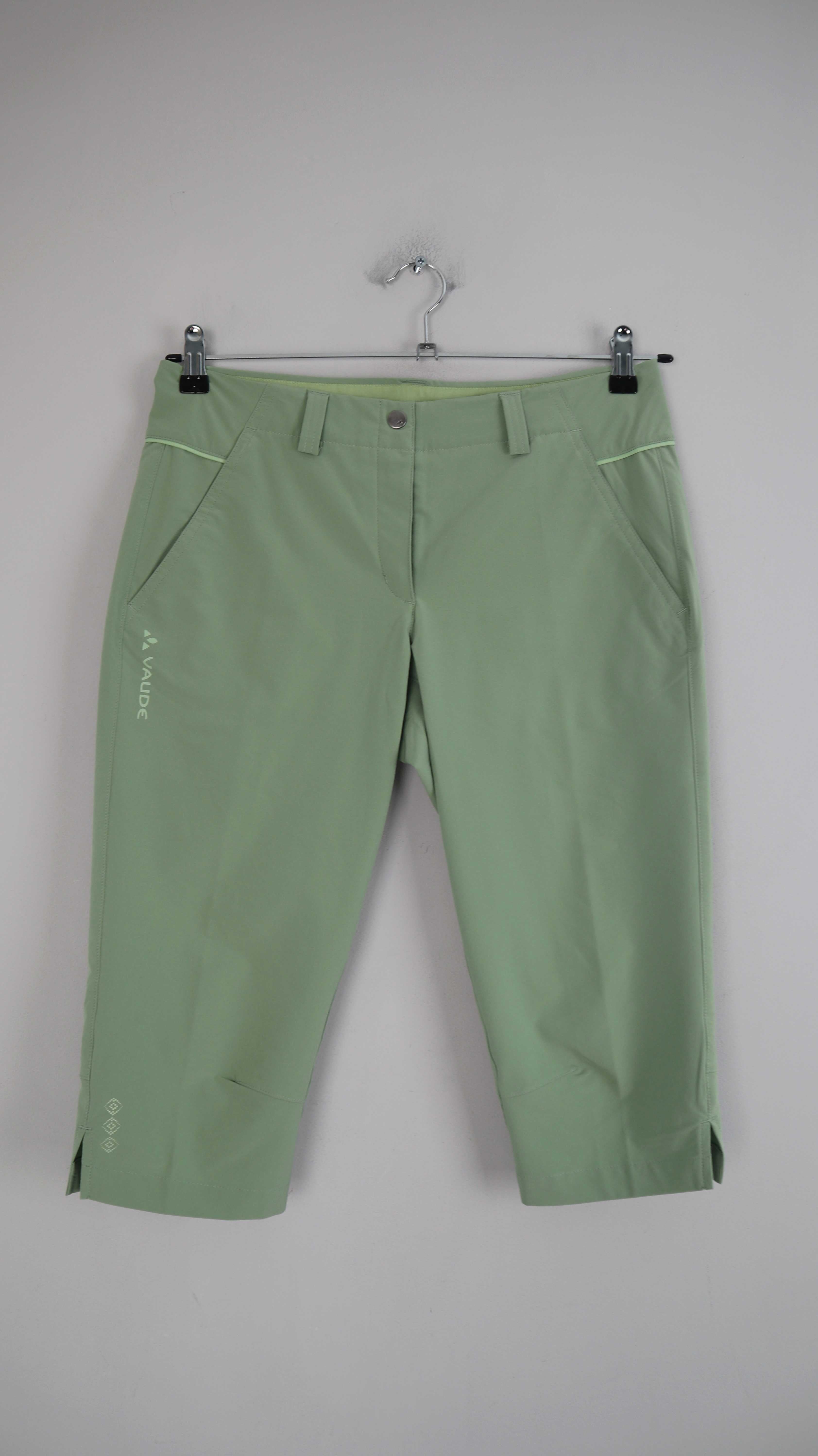 Vaude Hose 3/4 Hose Wanderhose 38 M Caprihose Radhose grün