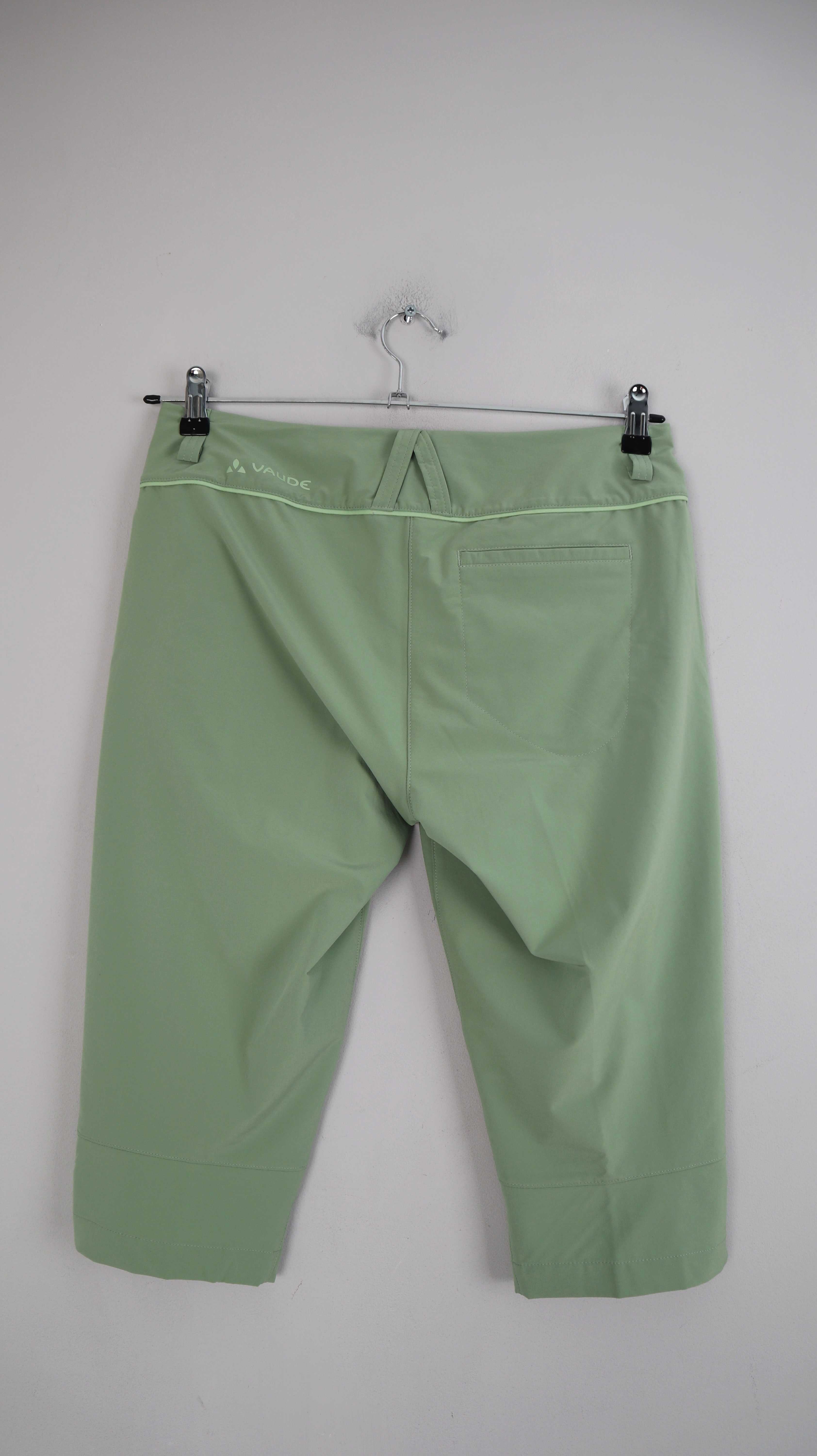 Vaude Hose 3/4 Hose Wanderhose 38 M Caprihose Radhose grün