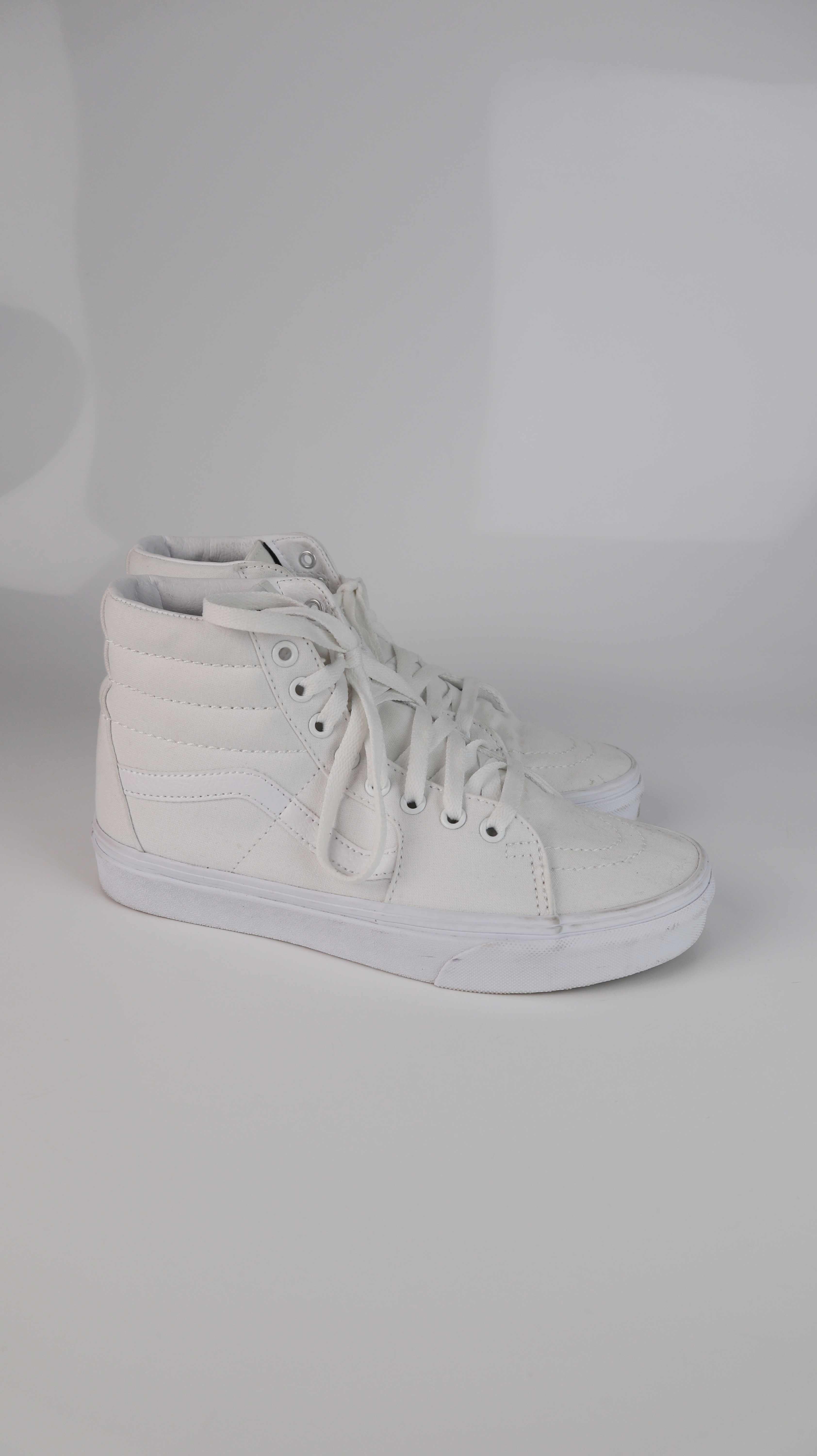 VANS Sneaker High SK8-HI Weiß Weiss einfarbig 40