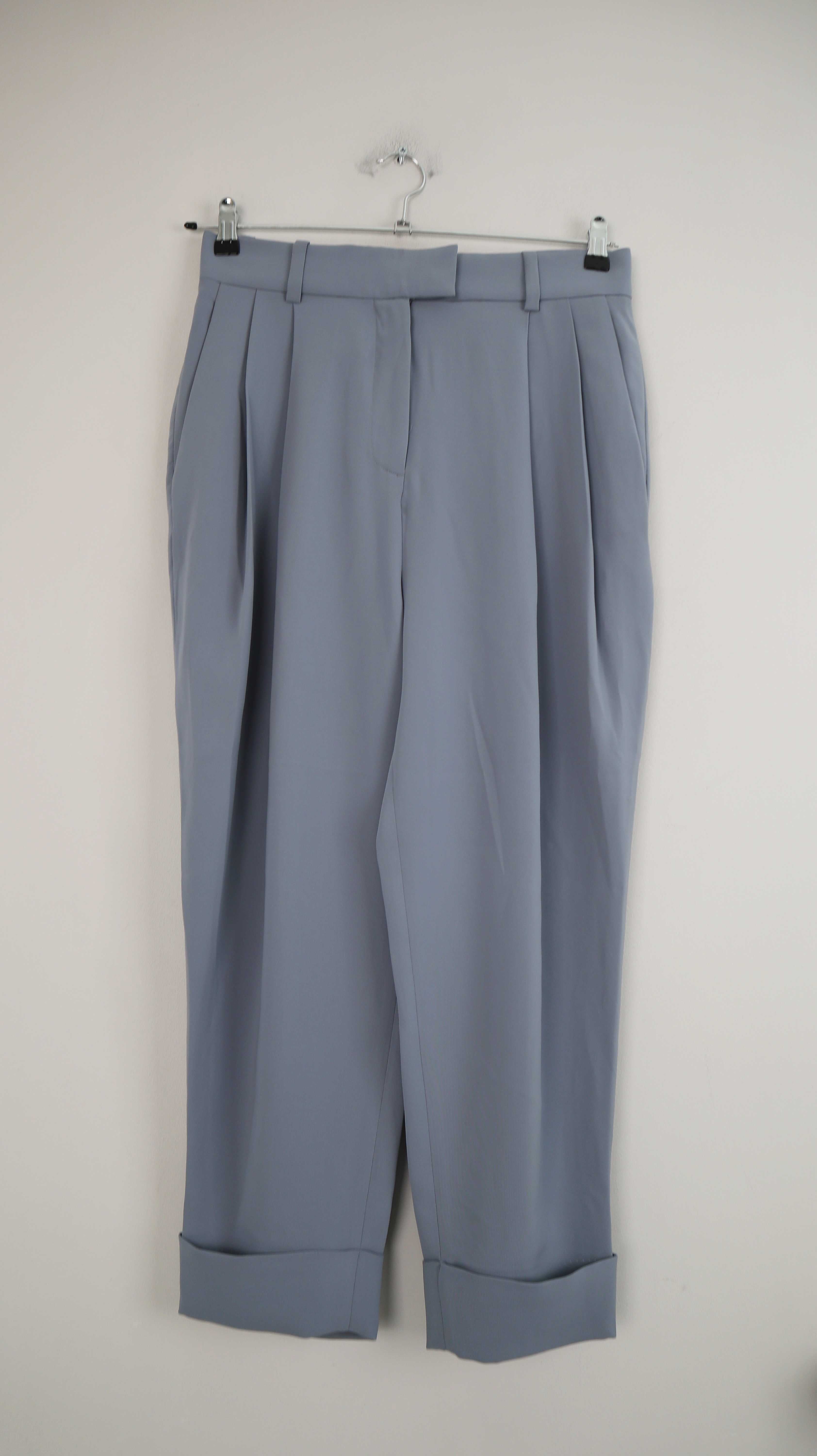 COS Hose Blau basic einfarbig 38 M Stoffhose Chino