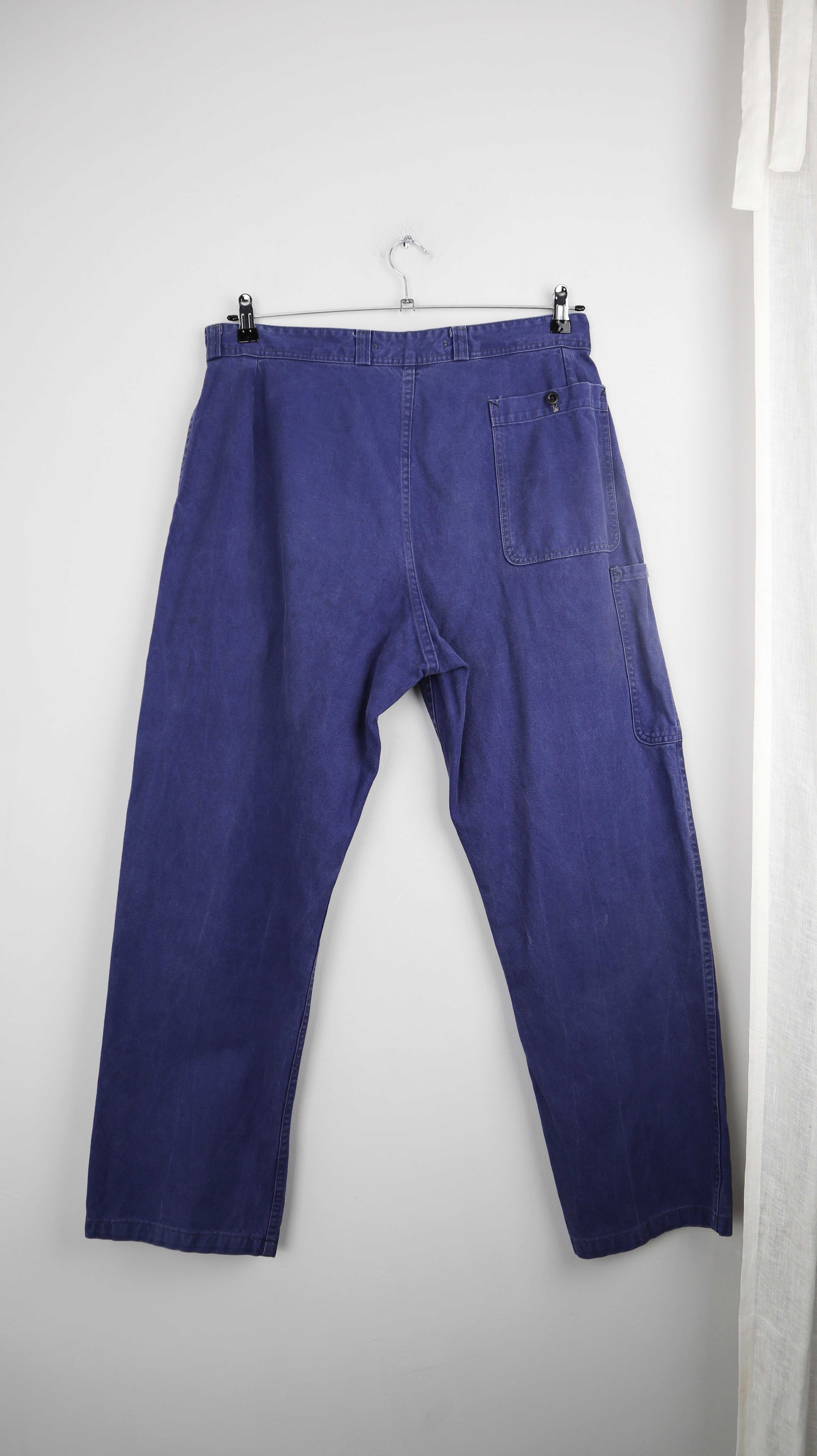 True Vintage Arbeiterhose Blau L Workingpants Stoffhose made in france