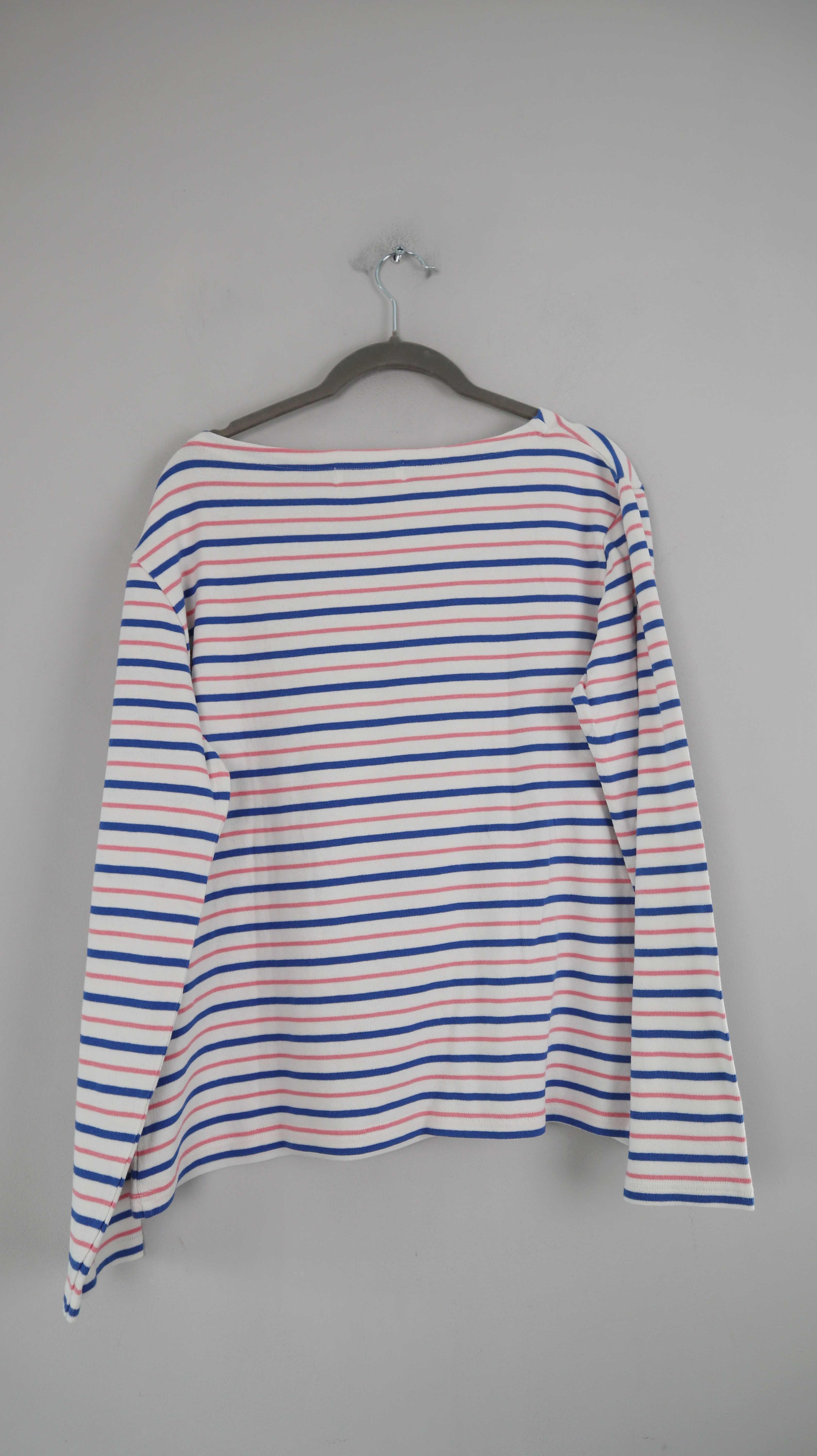 Maison Labiche Paris Shirt Longsleeve blau weiß rot gestreift XL Oberteil