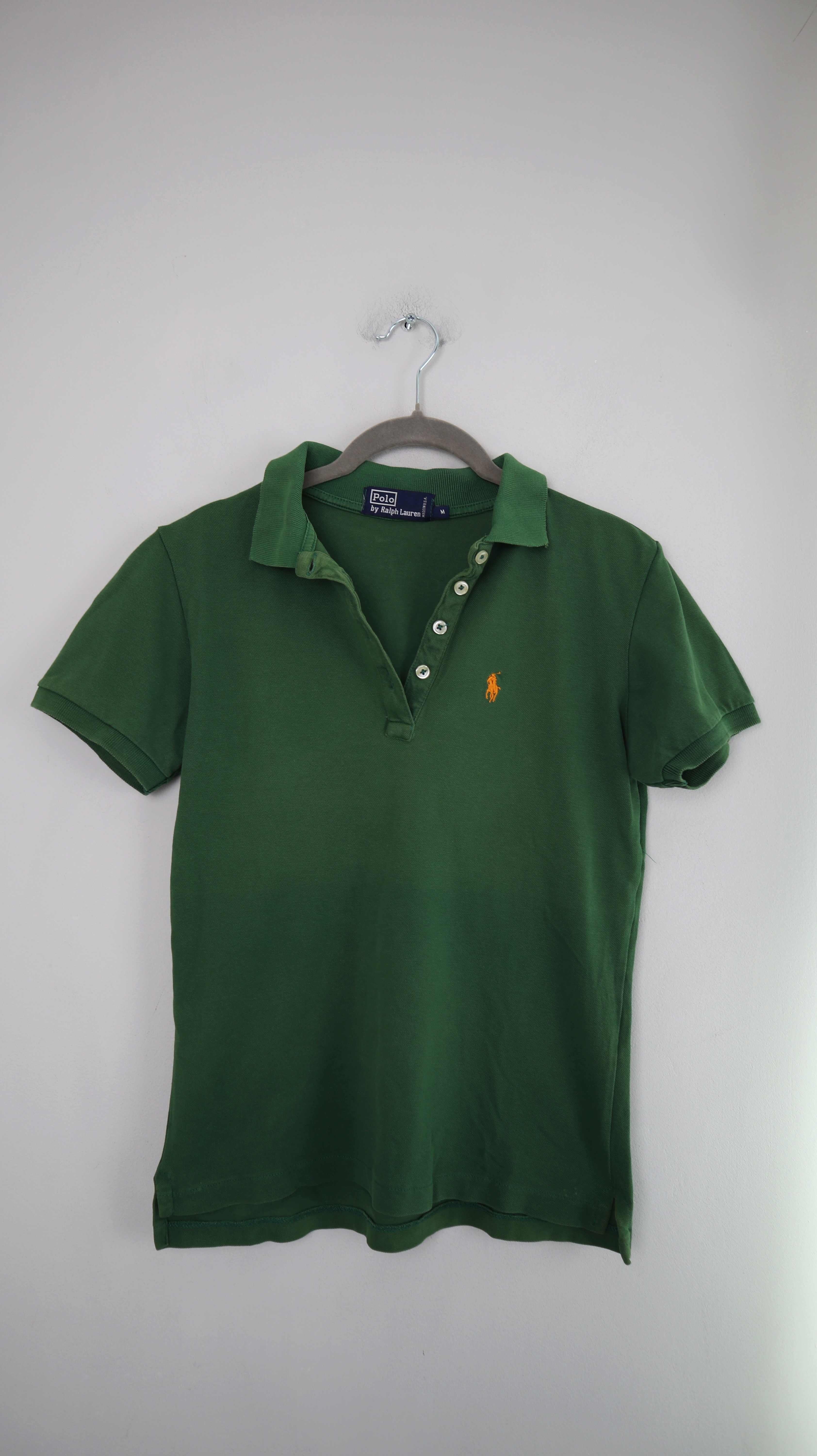 Ralph Lauren Polo Shirt Grün Poloshirt Dunkelgrün 38 M