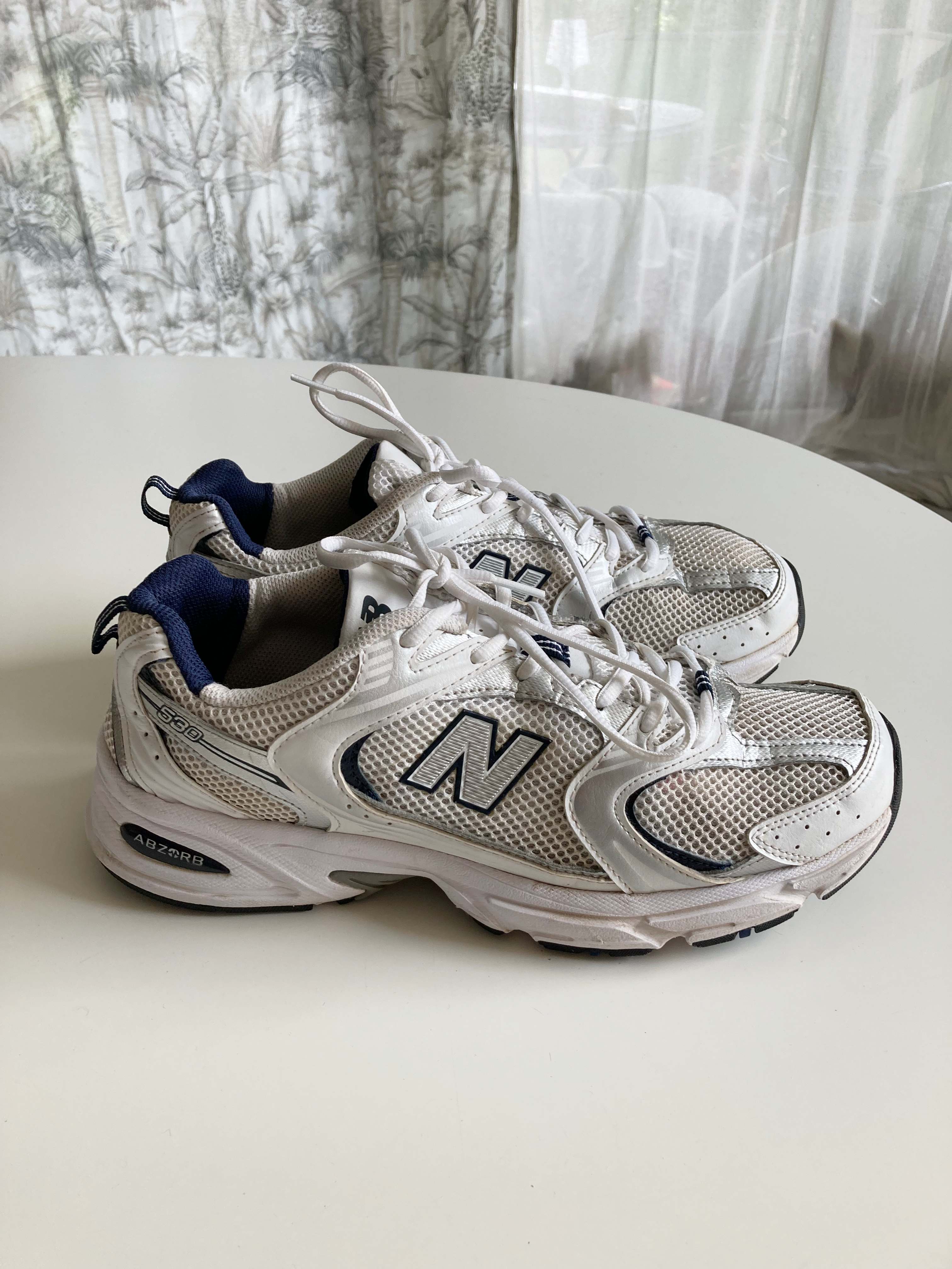 New Balance Sneaker 530 Turnschuhe 44,5 weiß blau 45