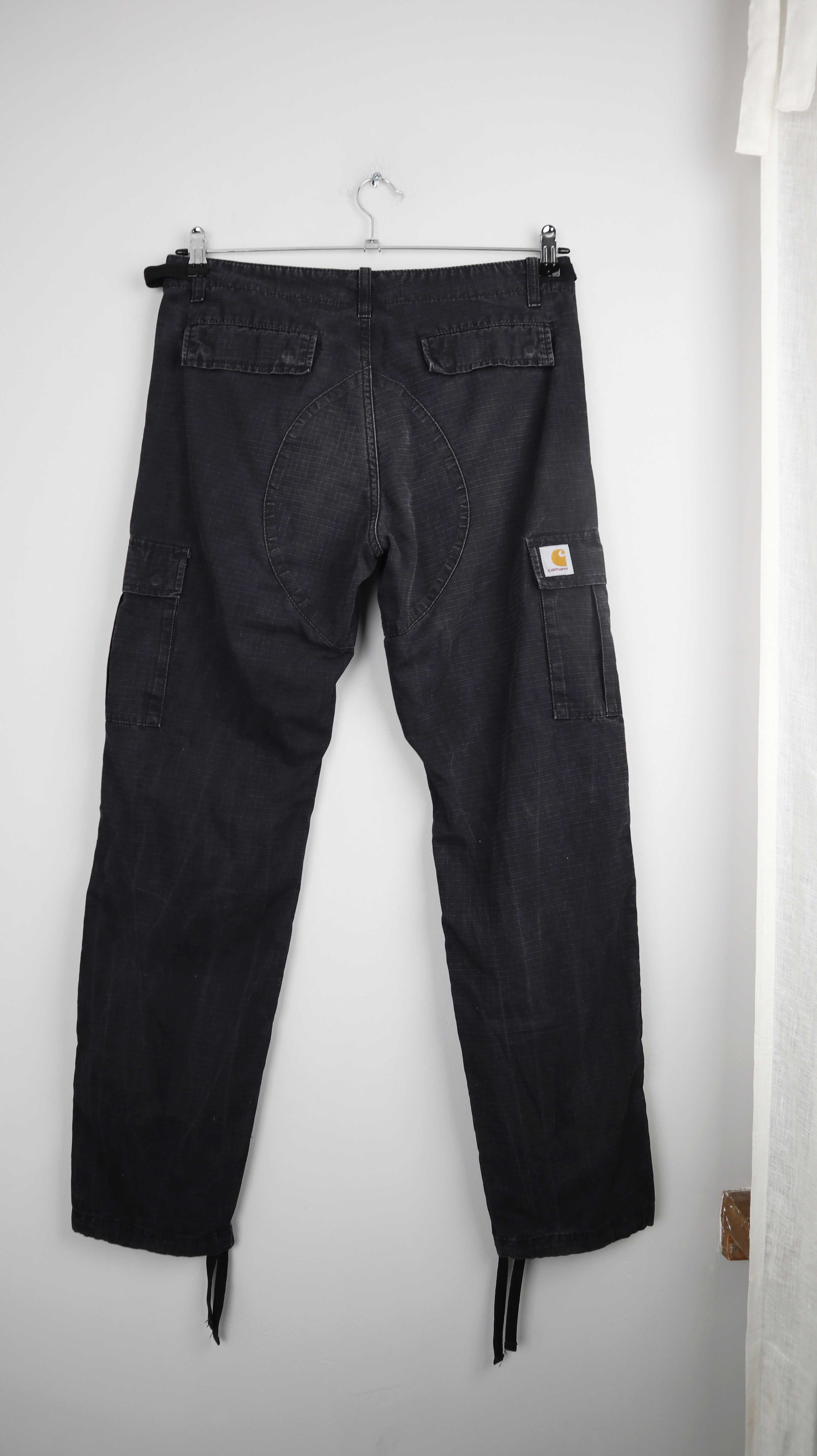 Carhartt WIP Hose dunkelgrau schwarz Cargohose Trackpants 30/32