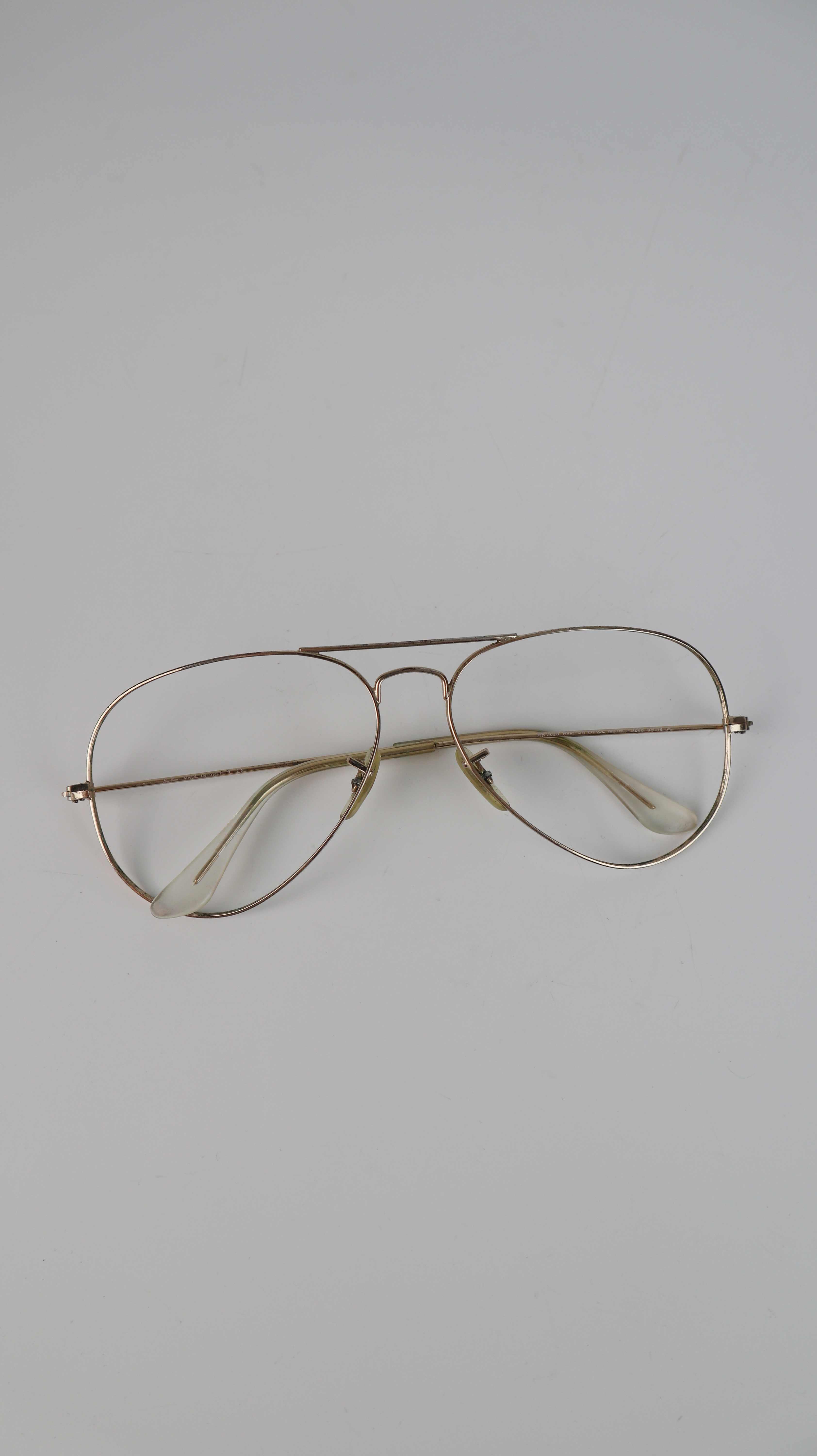 Ray Ban Aviator Brillengestell gold Pilotenbrille Vintage