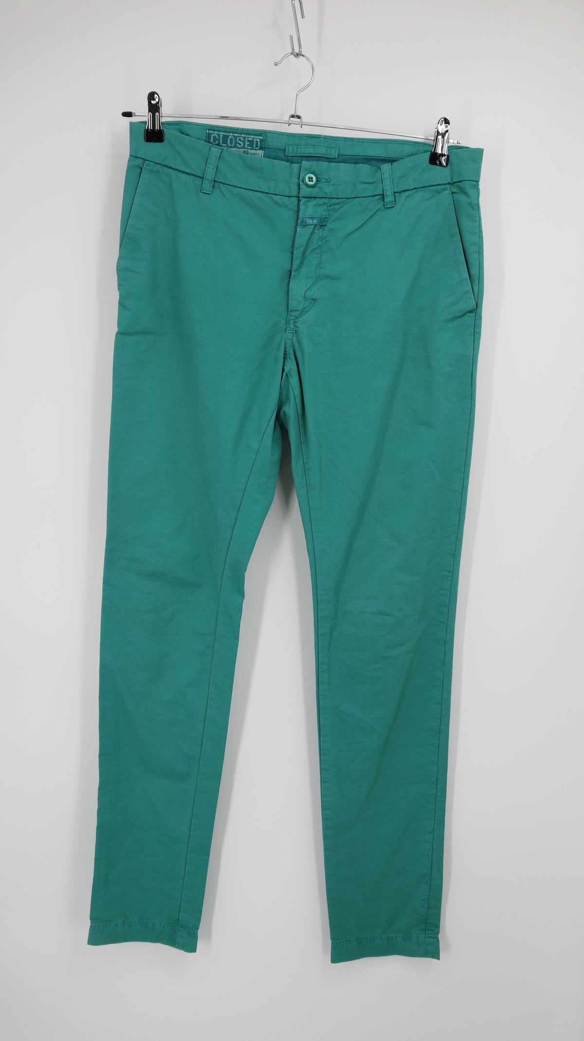 Closed Chino 44 Türkis grün Winston Stoffhose Hose mid waist