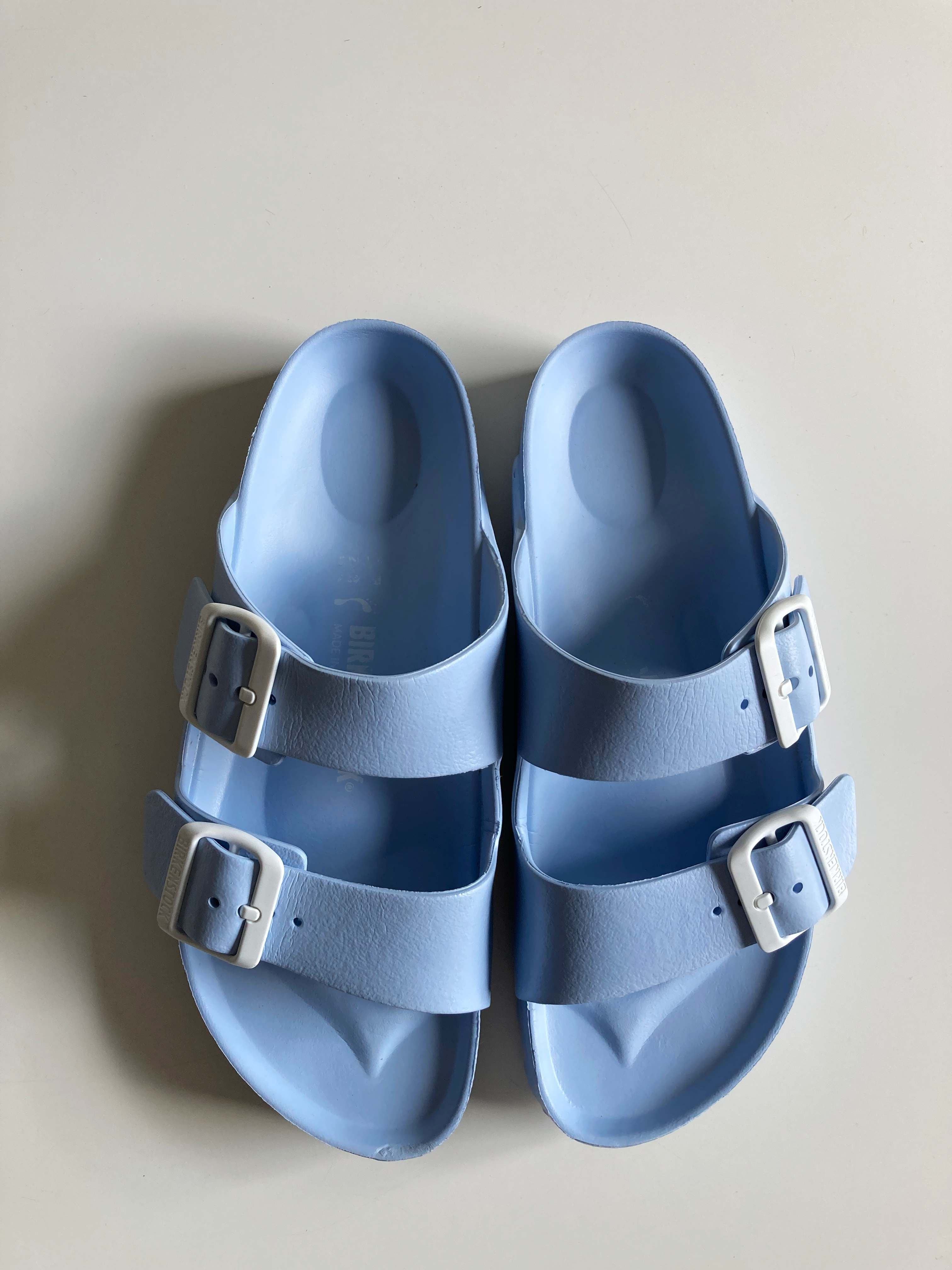 Birkenstock 37 blau hellblau Arizona Eva Element Blue Slipper Sandalen