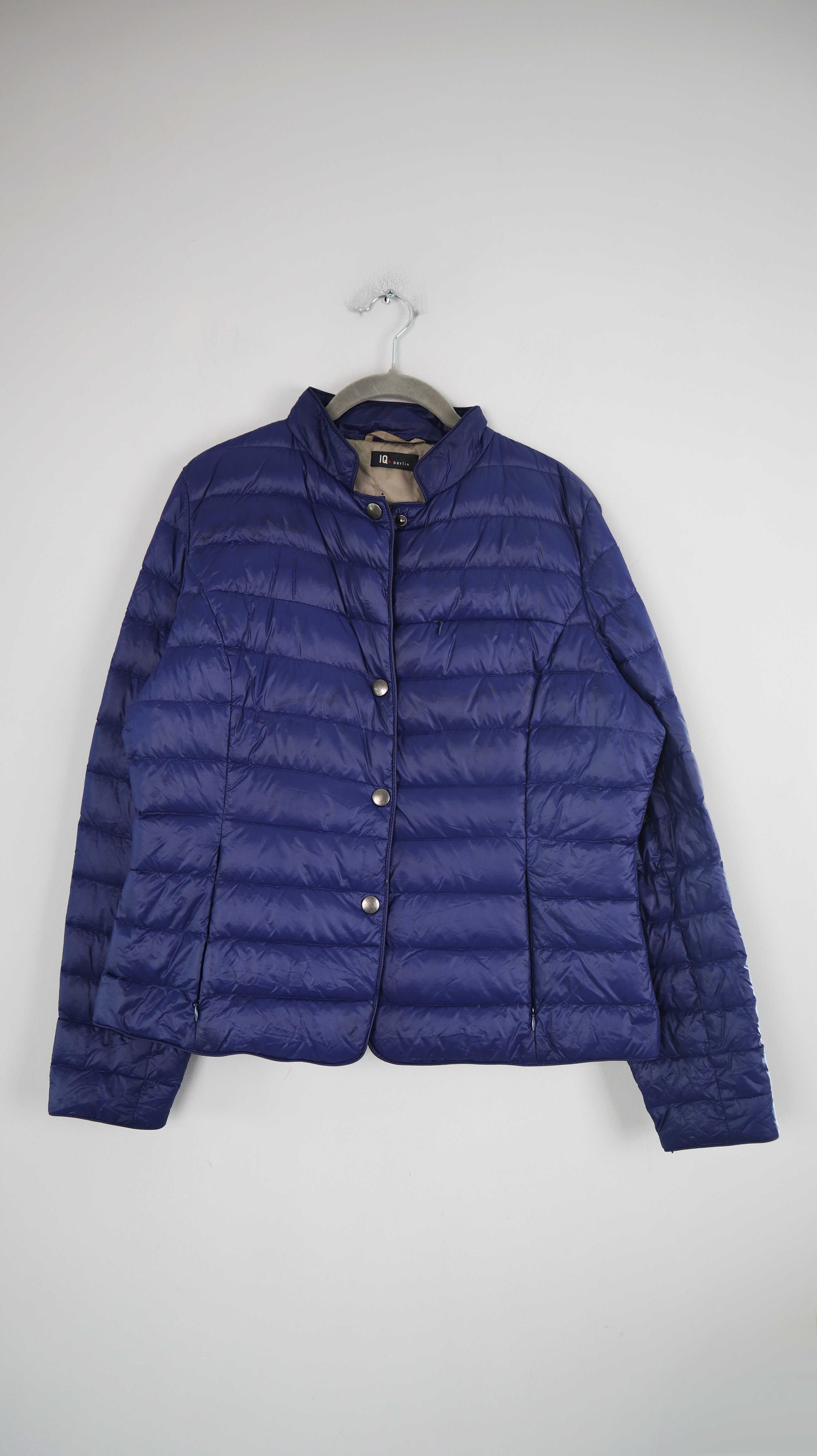 IQ+ Berlin Jacke Steppjacke blau Daunenjacke Dunkelblau 40 L