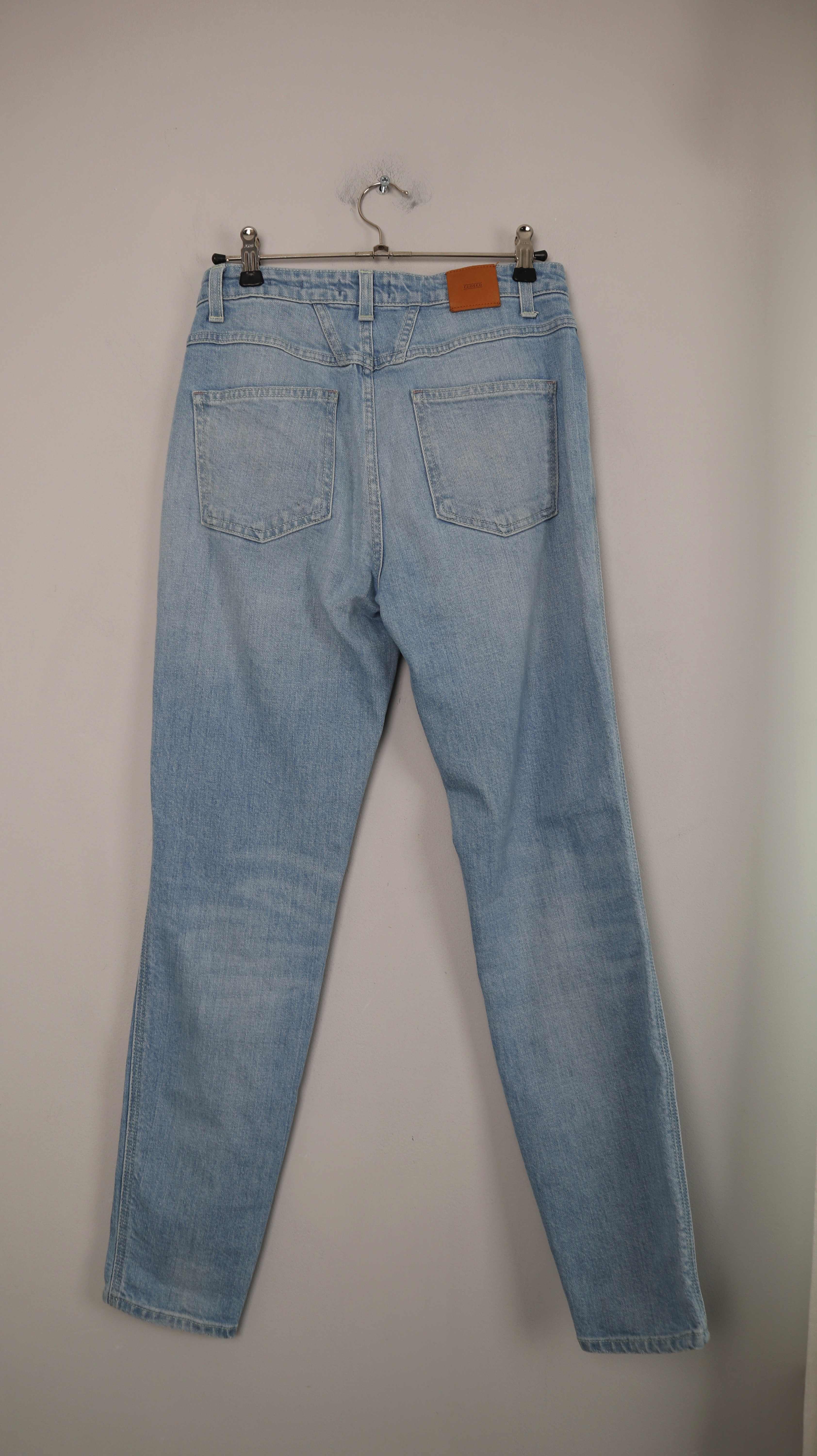 Closed Jeans skinny pusher 25 blau Hose high waist washed slim 36 S