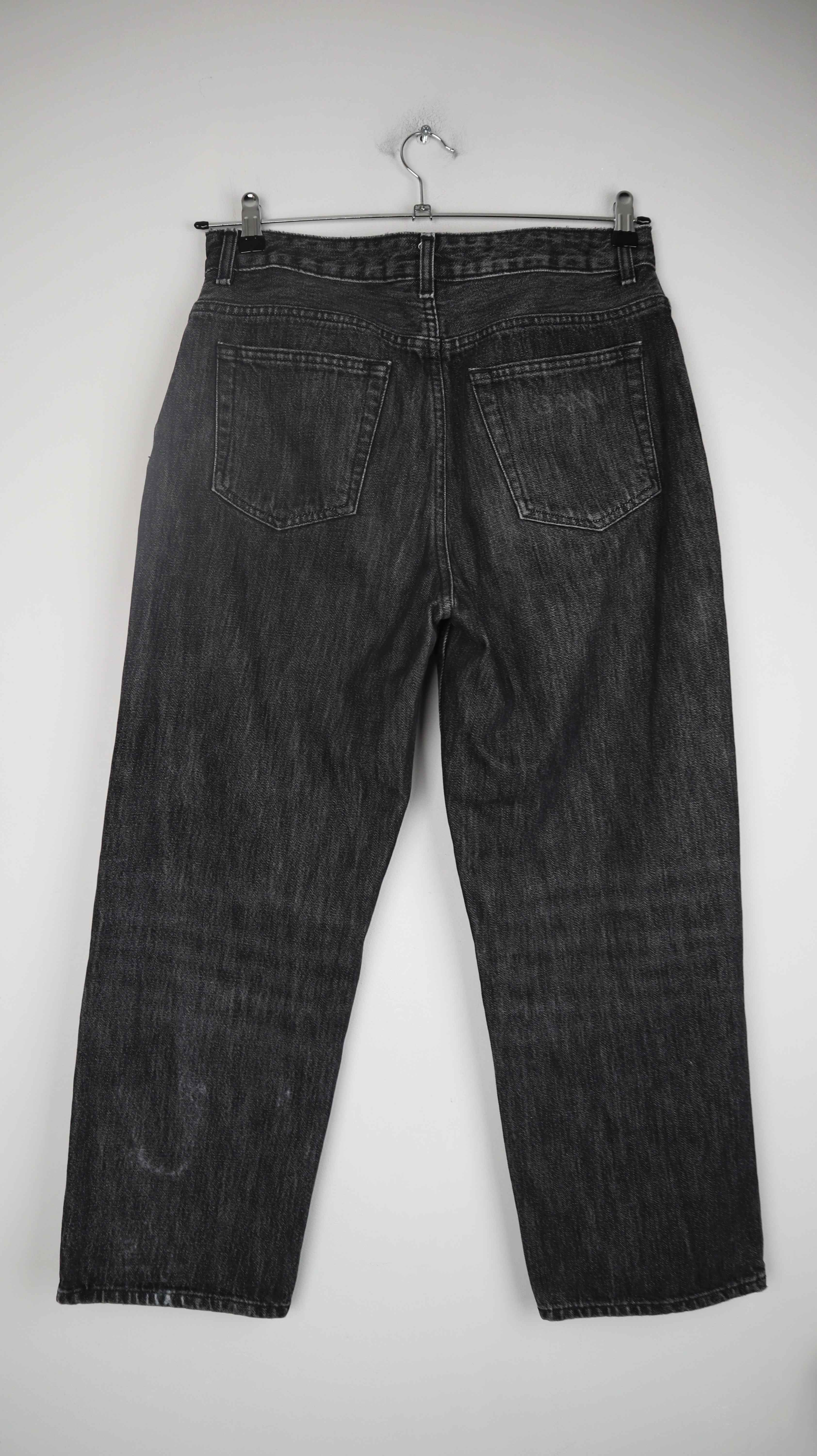 Ganni Jeans Hose Grau Dunkelgrau 29 38 M straight leg