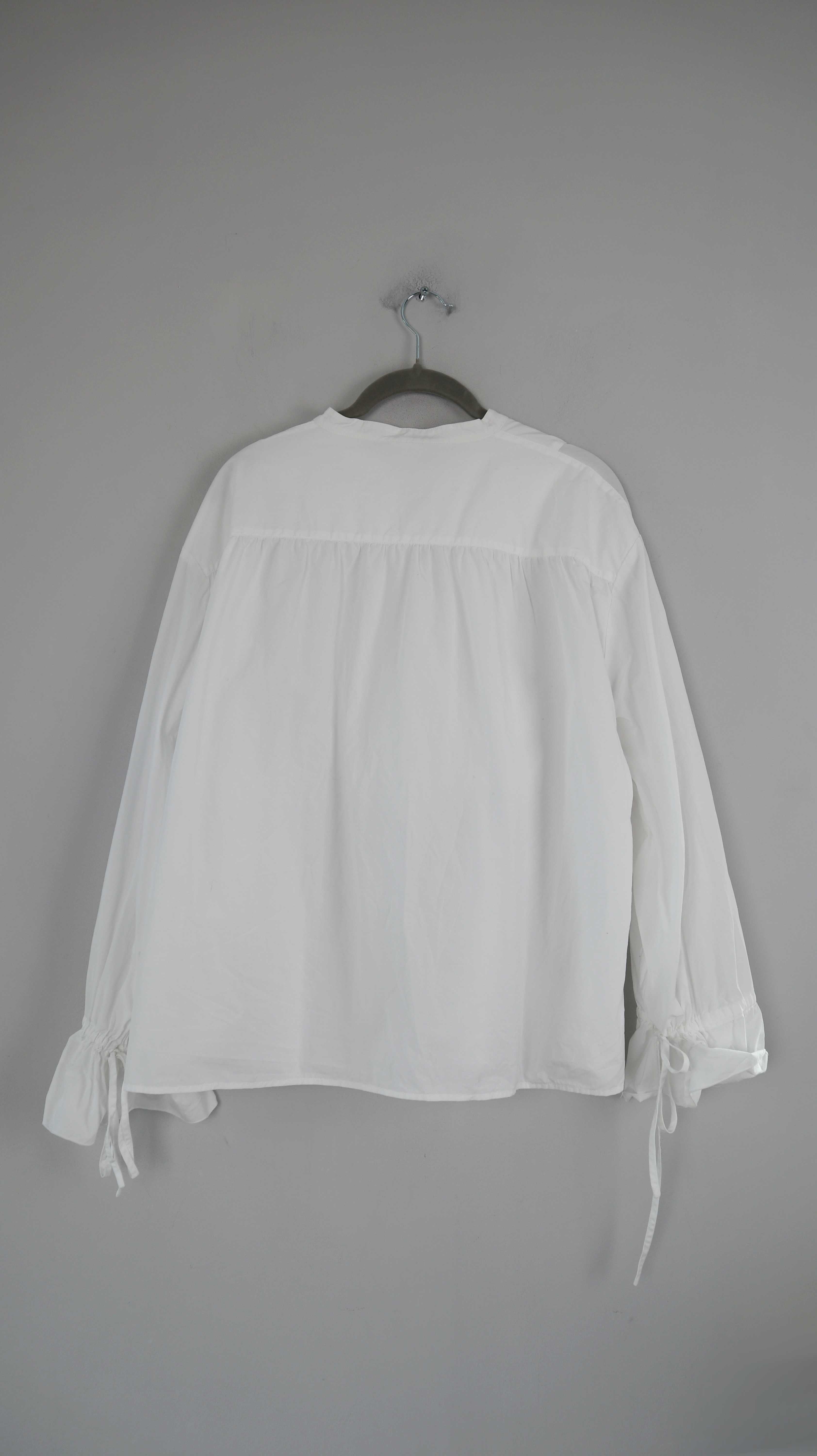 Arket Bluse Hemd weiß Shirt Oberteil 42 basic einfarbig