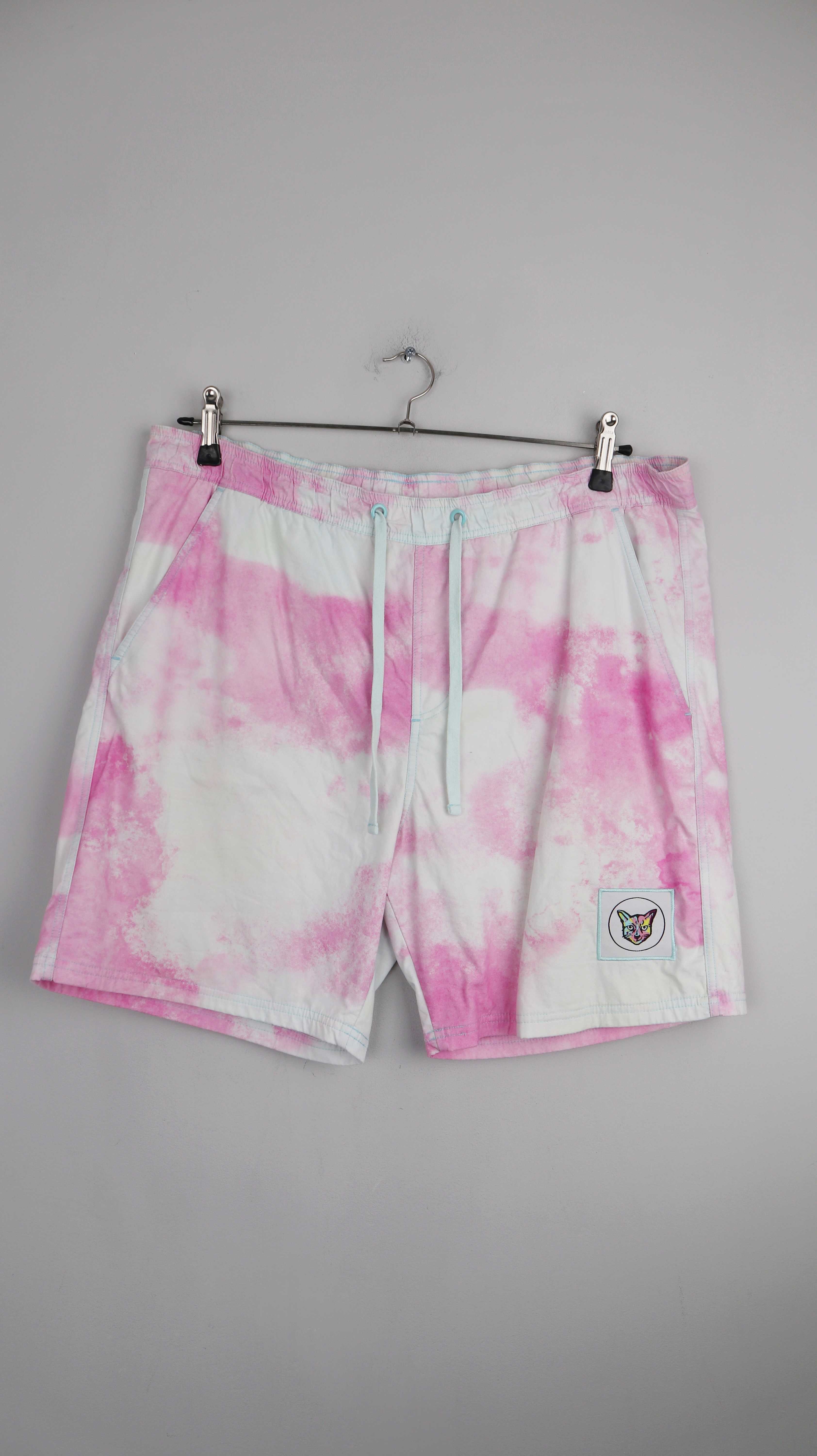 Paul Ripke PARI Shorts Schwimmhose kurze Hose XXL Batik Rosa Weiß Pastell