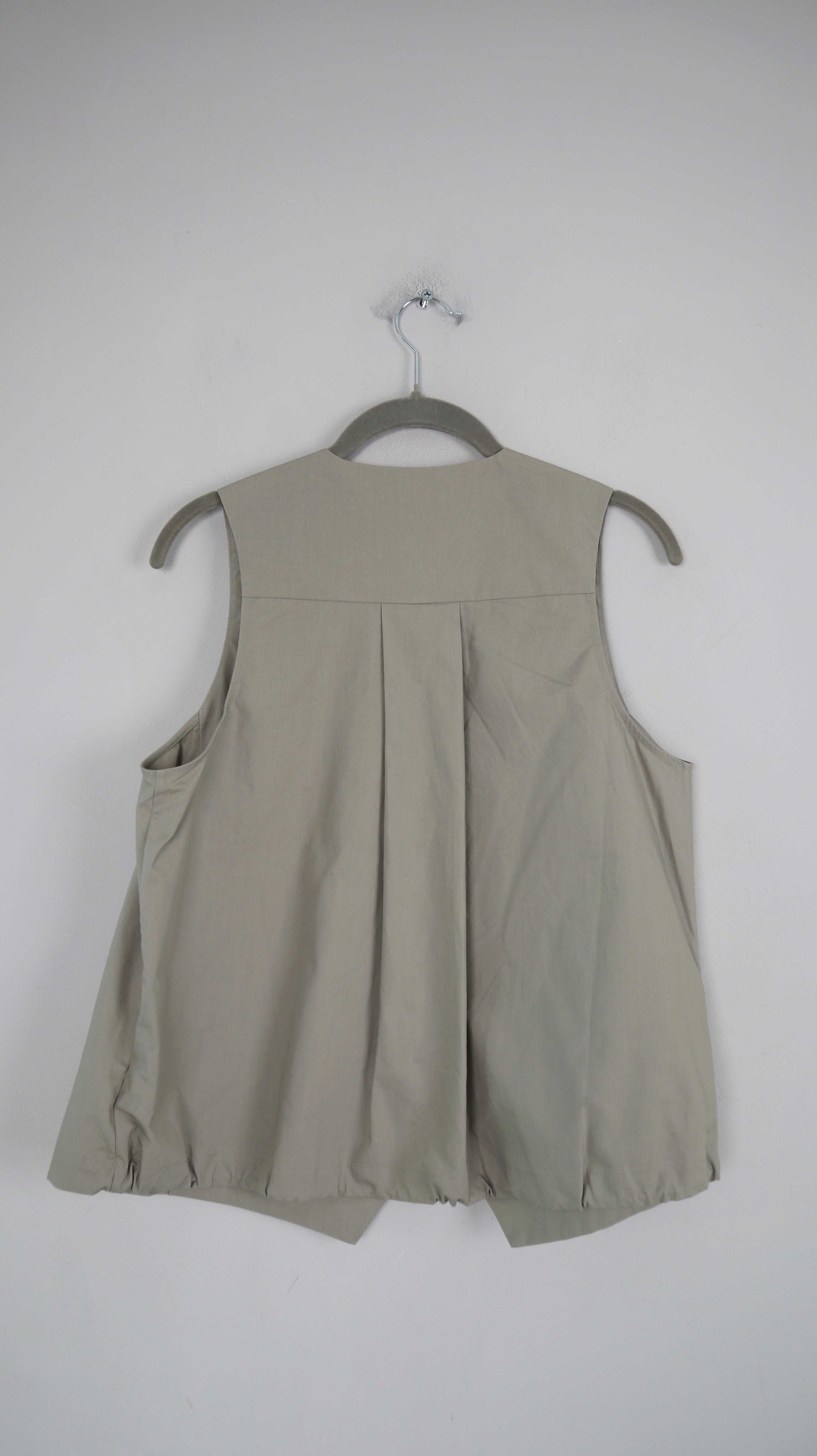 MAX&Co. Weste 38 M Design Shirt Oberteil Khaki