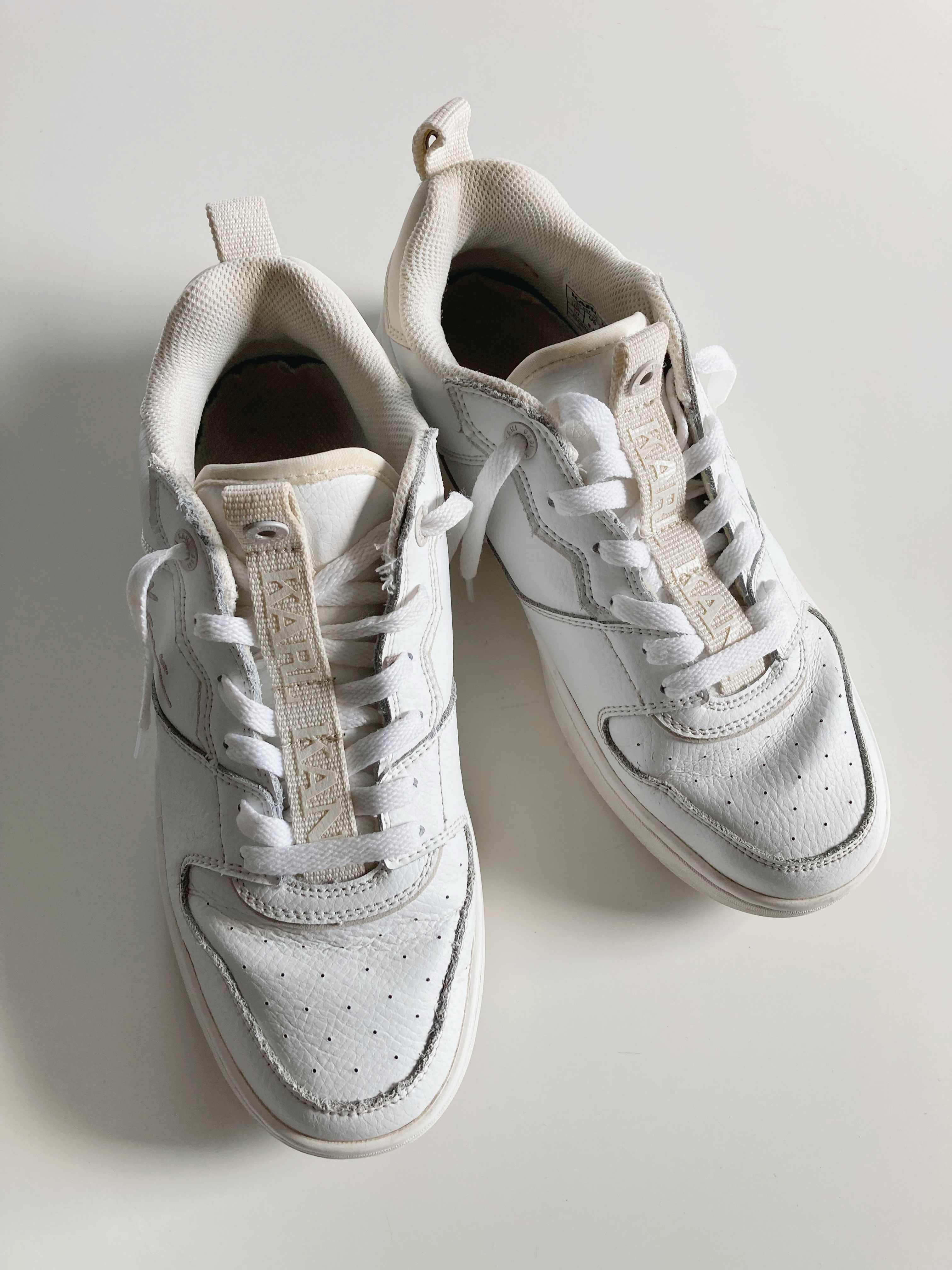 Karl Kani Sneaker weiß weiss Turnschuhe 42 Ledersneaker