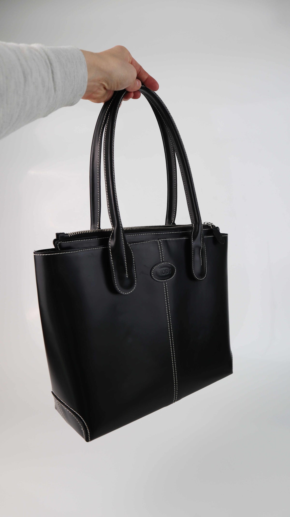 Tod's D-Bag Tasche Handtasche schwarz Shopper Design Ledertasche