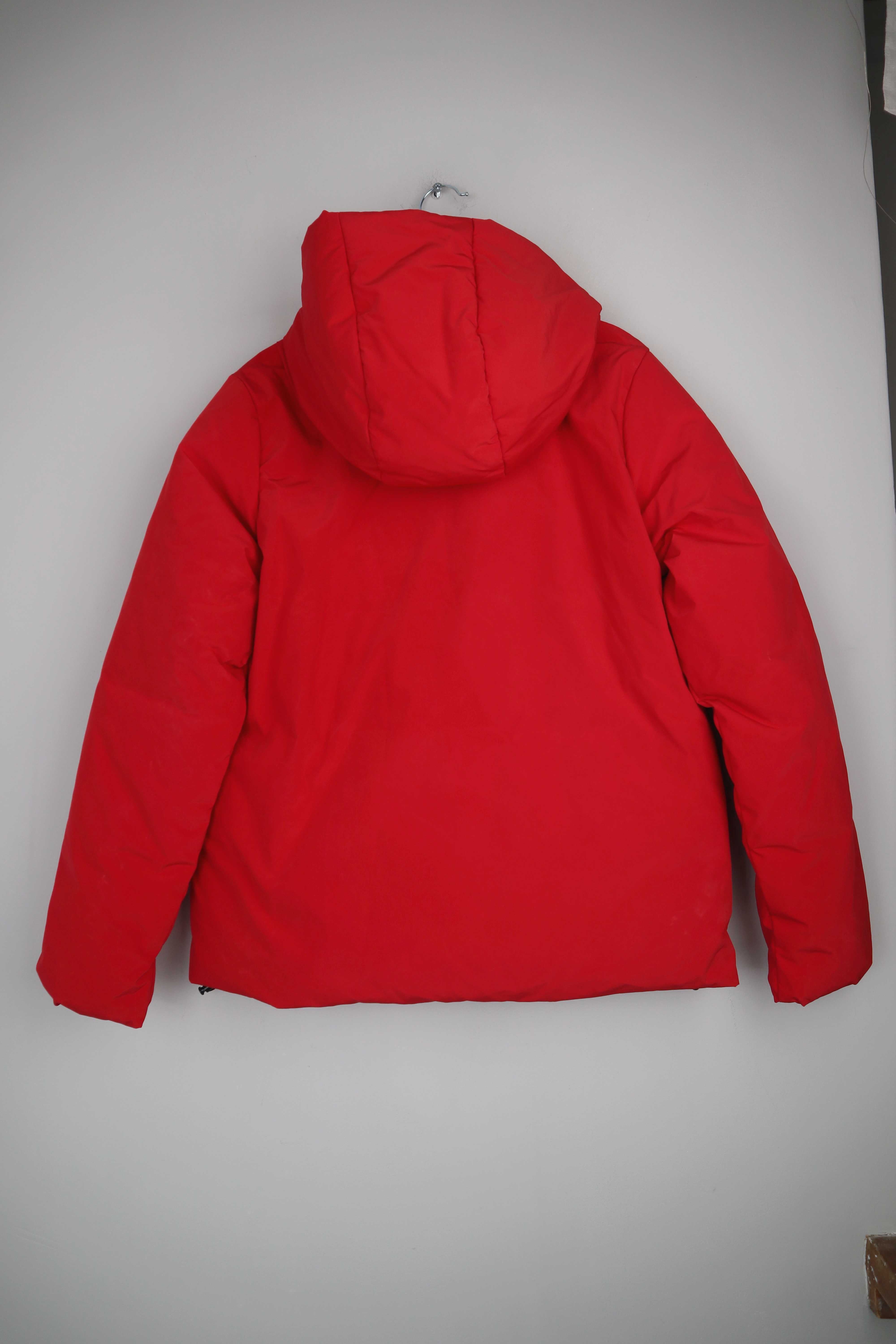 Rene Lezard Jacke Daunenjacke rot Steppjacke 38 M Kapuzenjacke Wasserfest