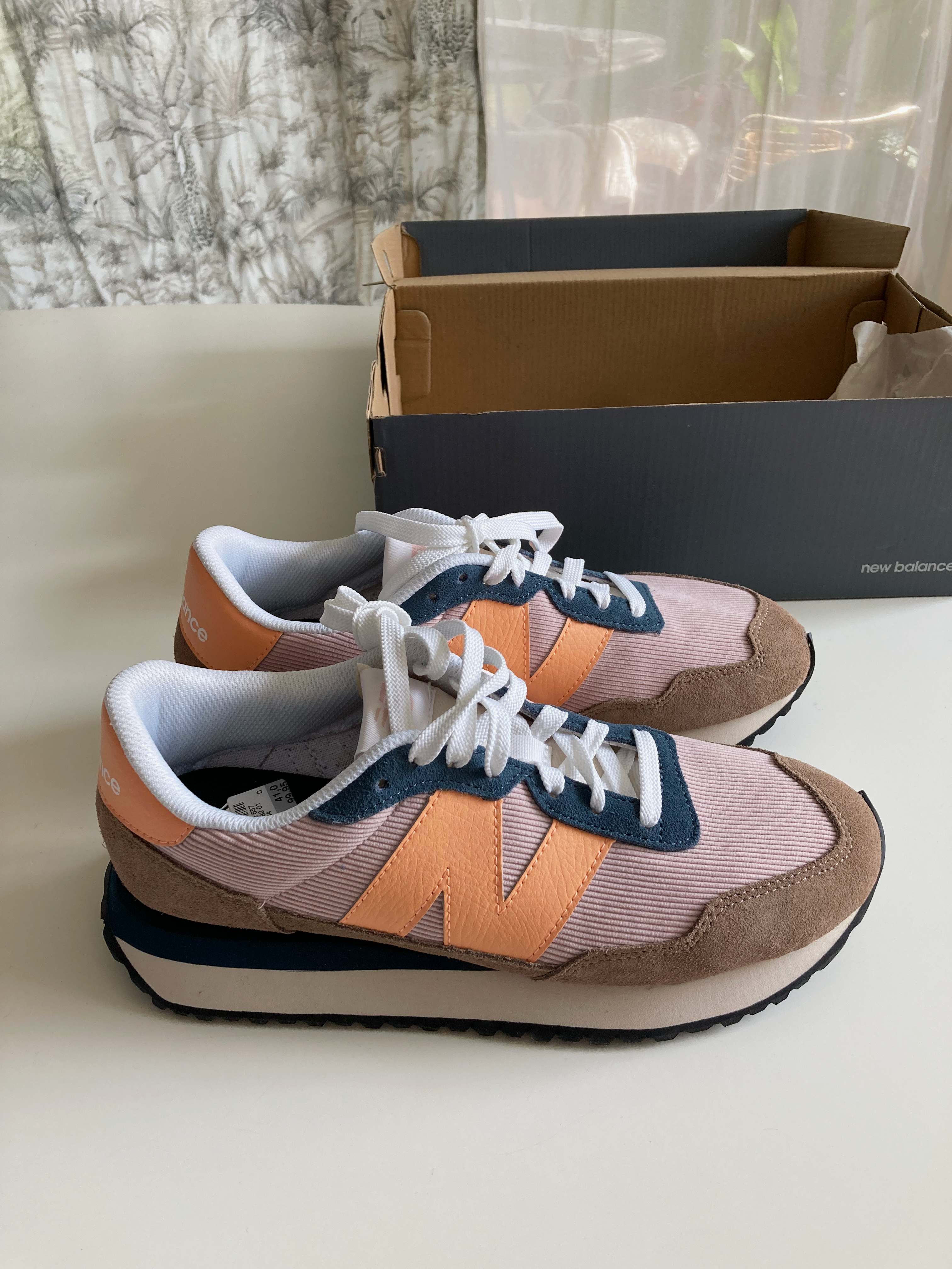 New Balance Sneaker 41 Turnschuhe beige orange neu Sportschuhe