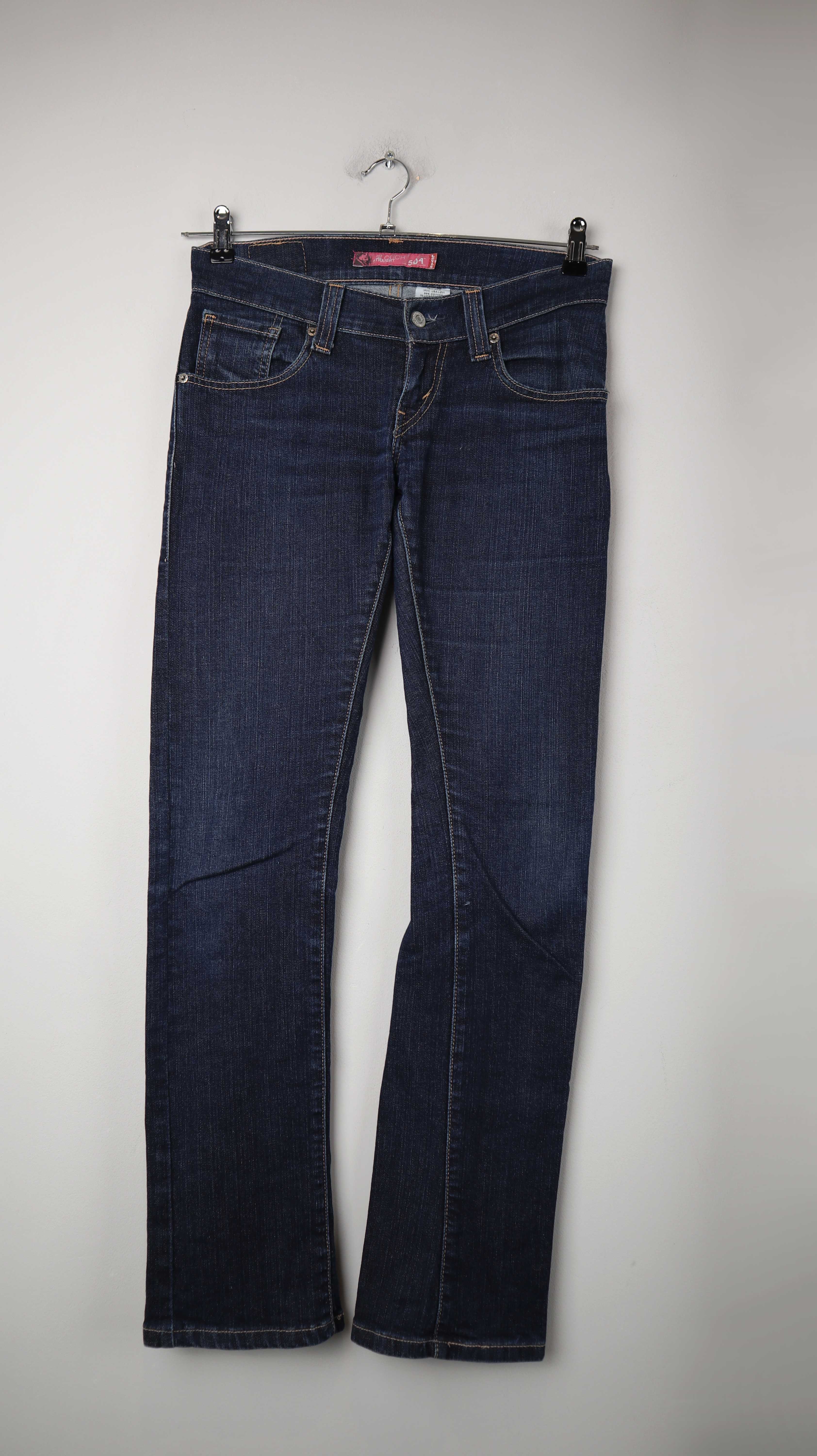 Levis 504 Jeans Hose Slough Straight slim 36 S mid waist