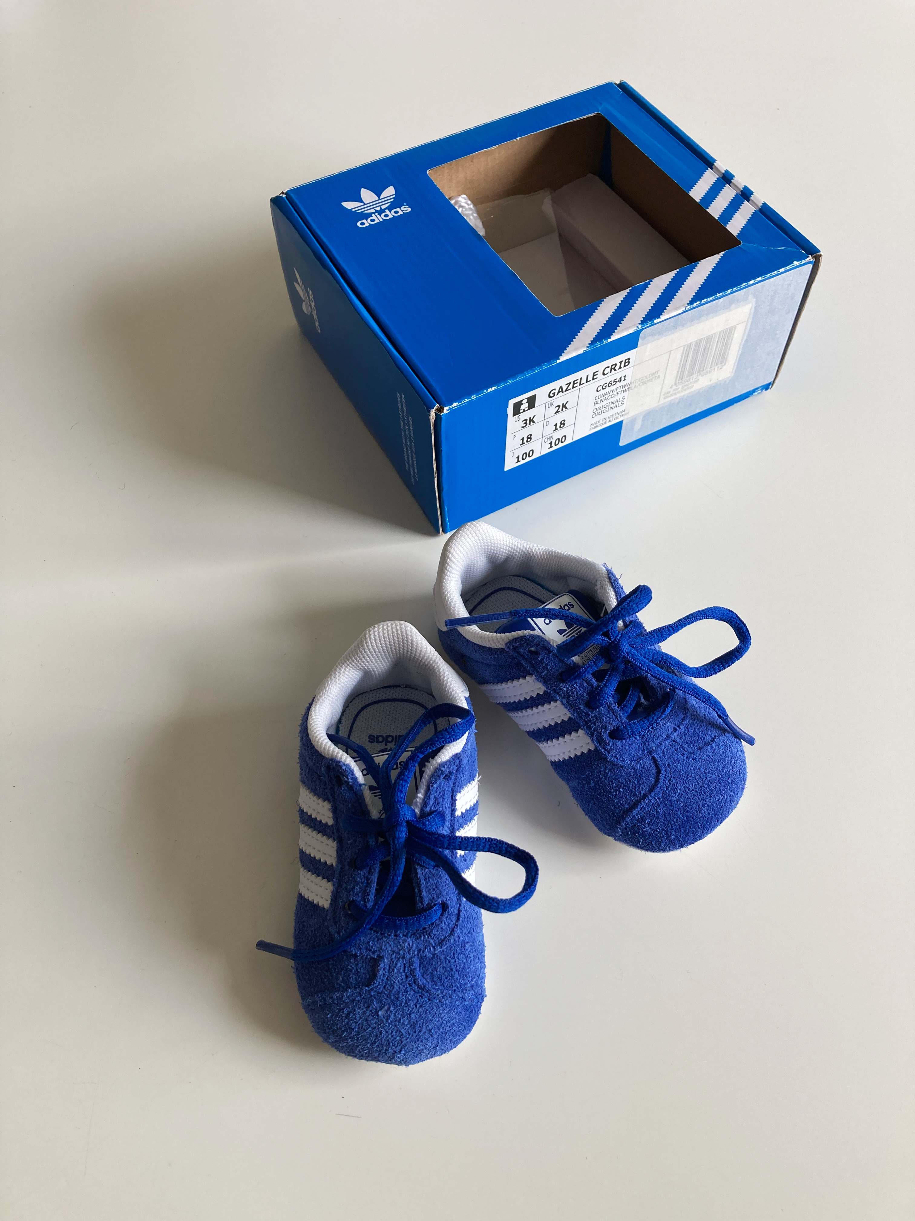 Adidas Gazelle Babyschuhe neu 18 blau Sneaker Kinderschuhe