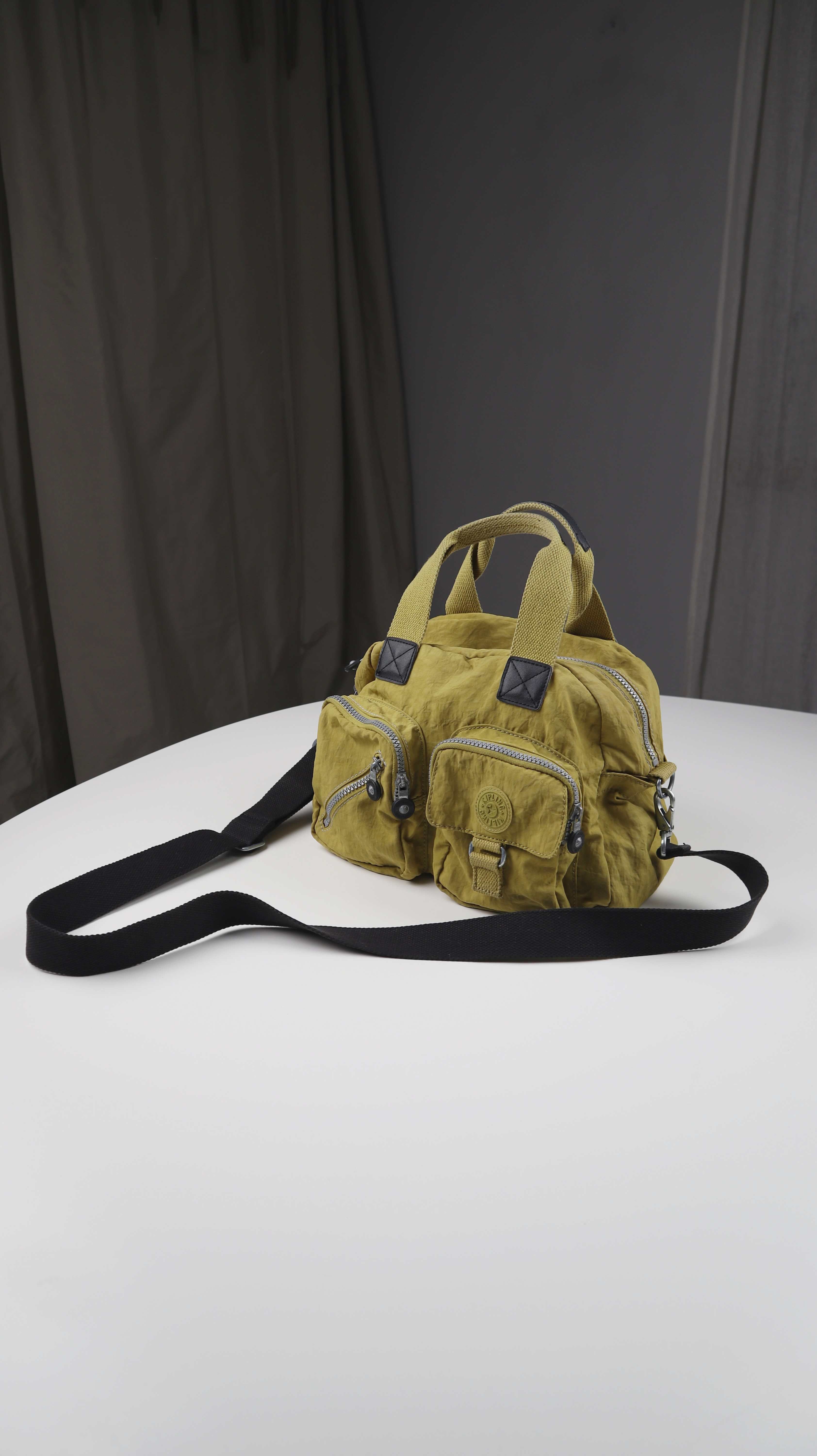 Kipling Umhängetasche Tasche Schultertasche grün Apfelgrün Shopper