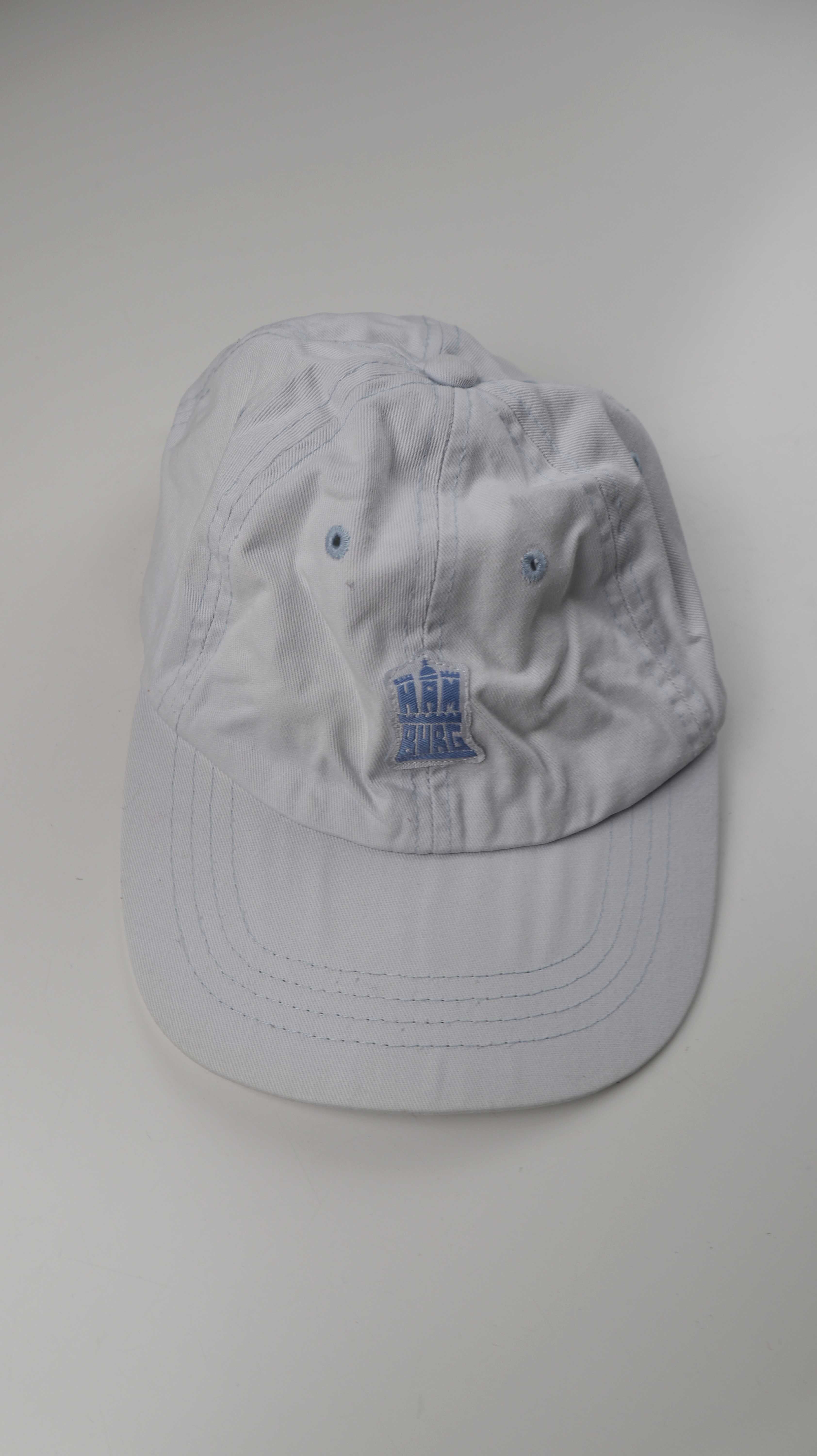 Hamburg Cap Mütze Schirmmütze hellblau Käppi basic