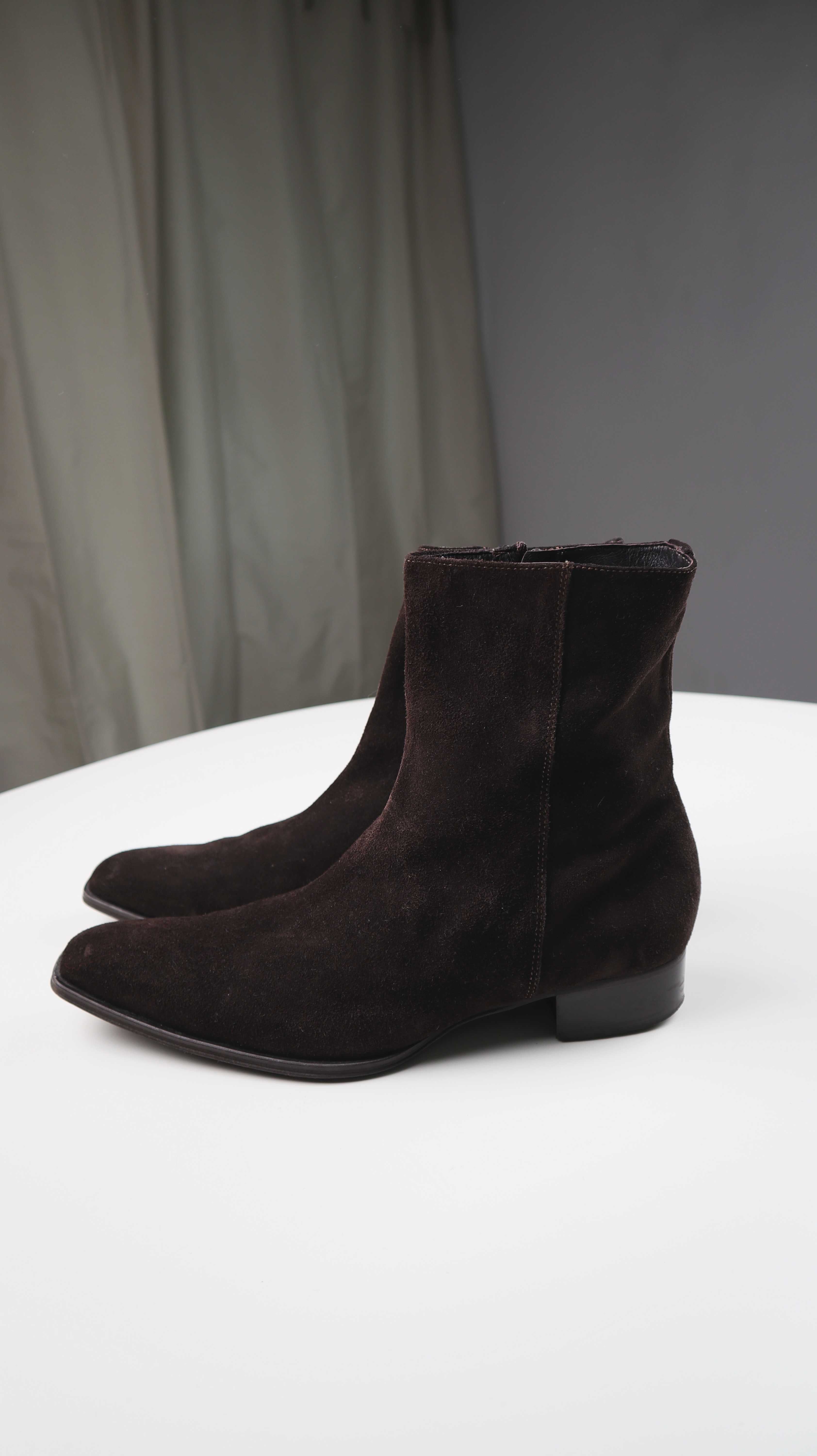 Vera Gomma Stiefel 42 Braun Stiefeletten Wildleder Boots