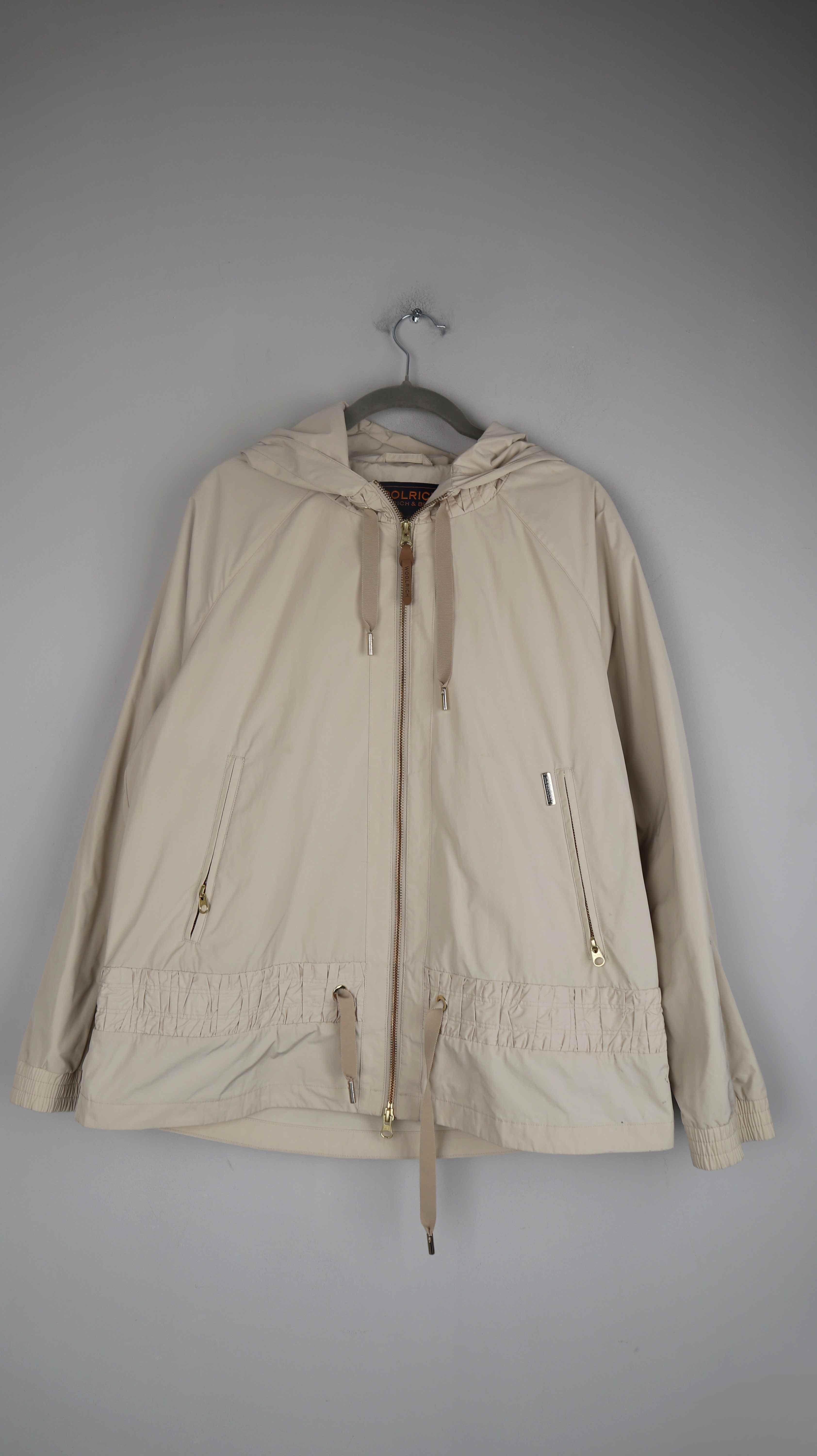 Woolrich Jacke Beige 36 S Übergangsjacke Creme Braun