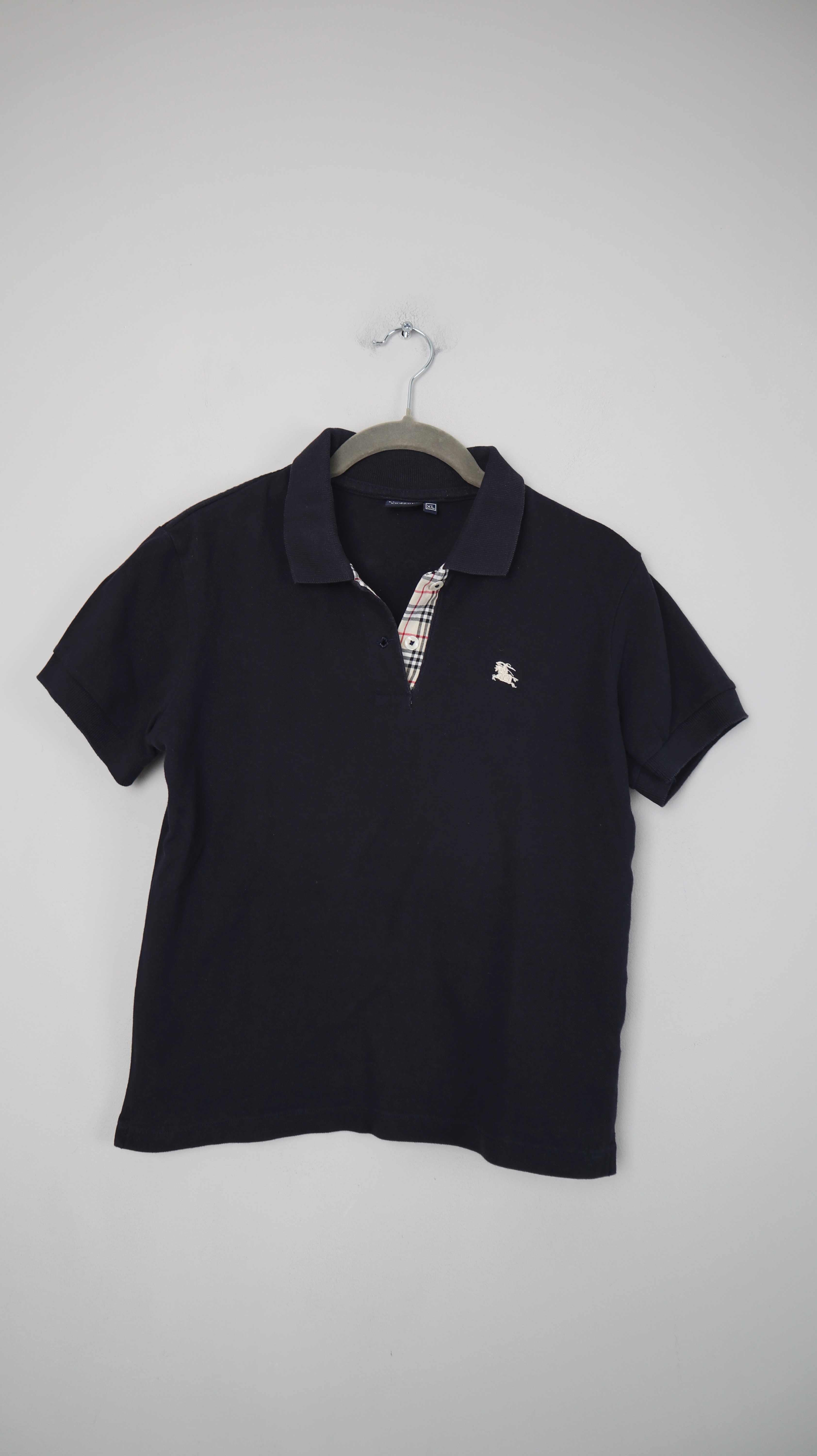 Burberry Shirt Polo Poloshirt Blau dunkelblau 36 S T-Shirt
