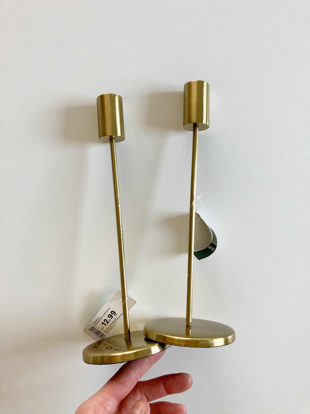Depot Kerzenständer Kerzenleuchter Gold Neu – Handpicked pieces