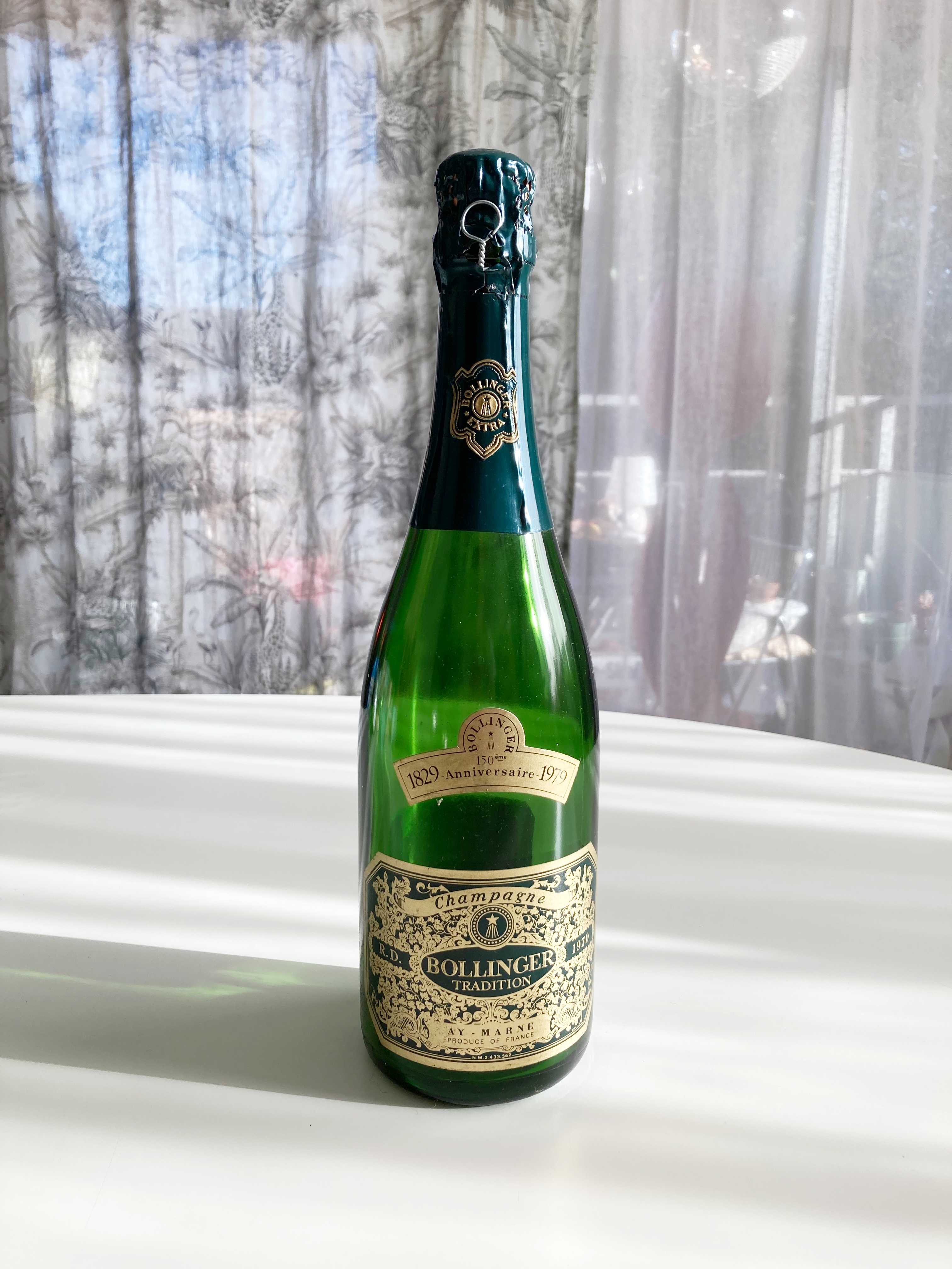 Bollinger Tradition Champagnerflasche 1970 Leer Dekoflasche Dummy