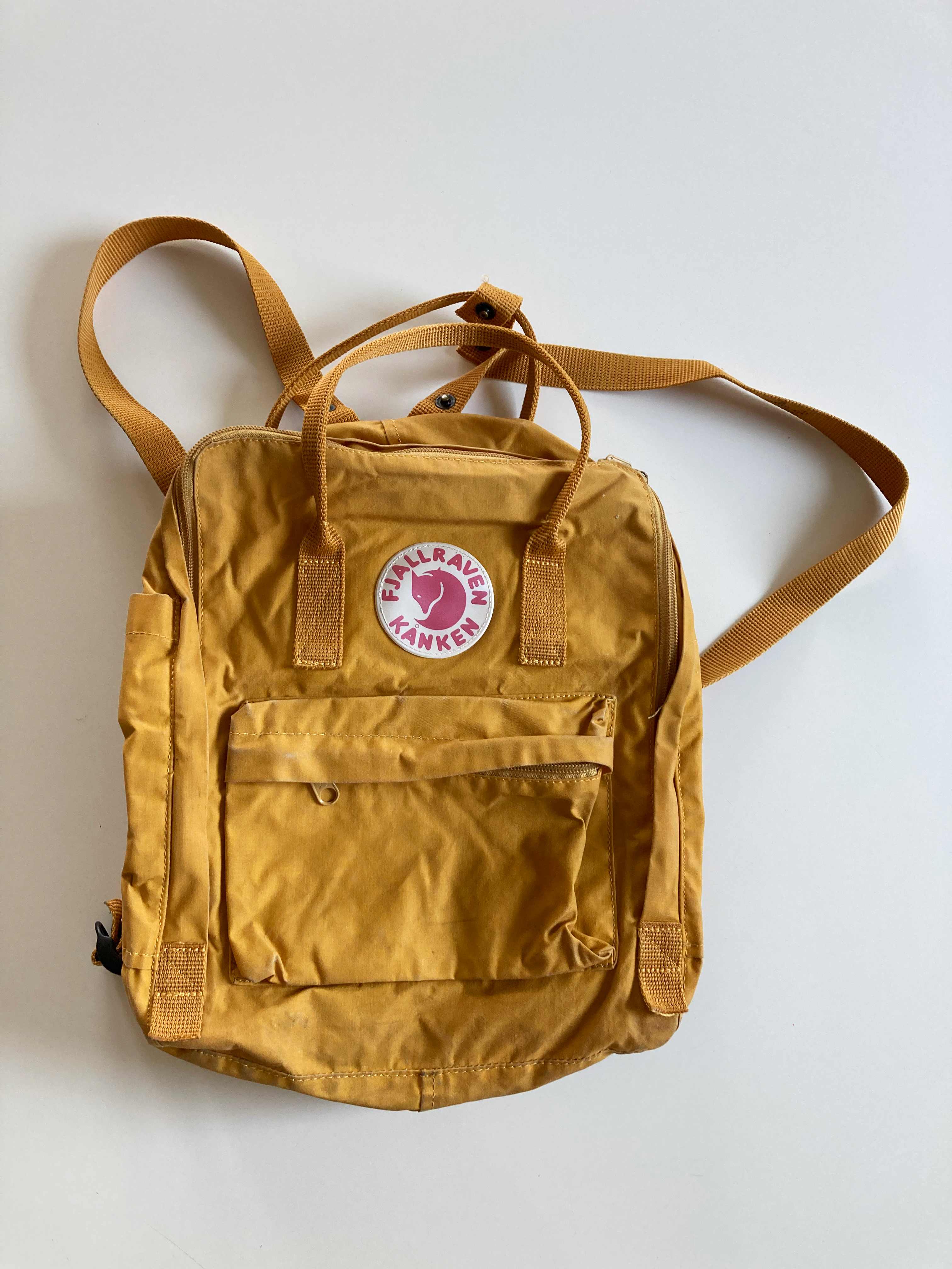 Fjällräven Rucksack Gelb Fuchsrucksack Senfgelb einfarbig