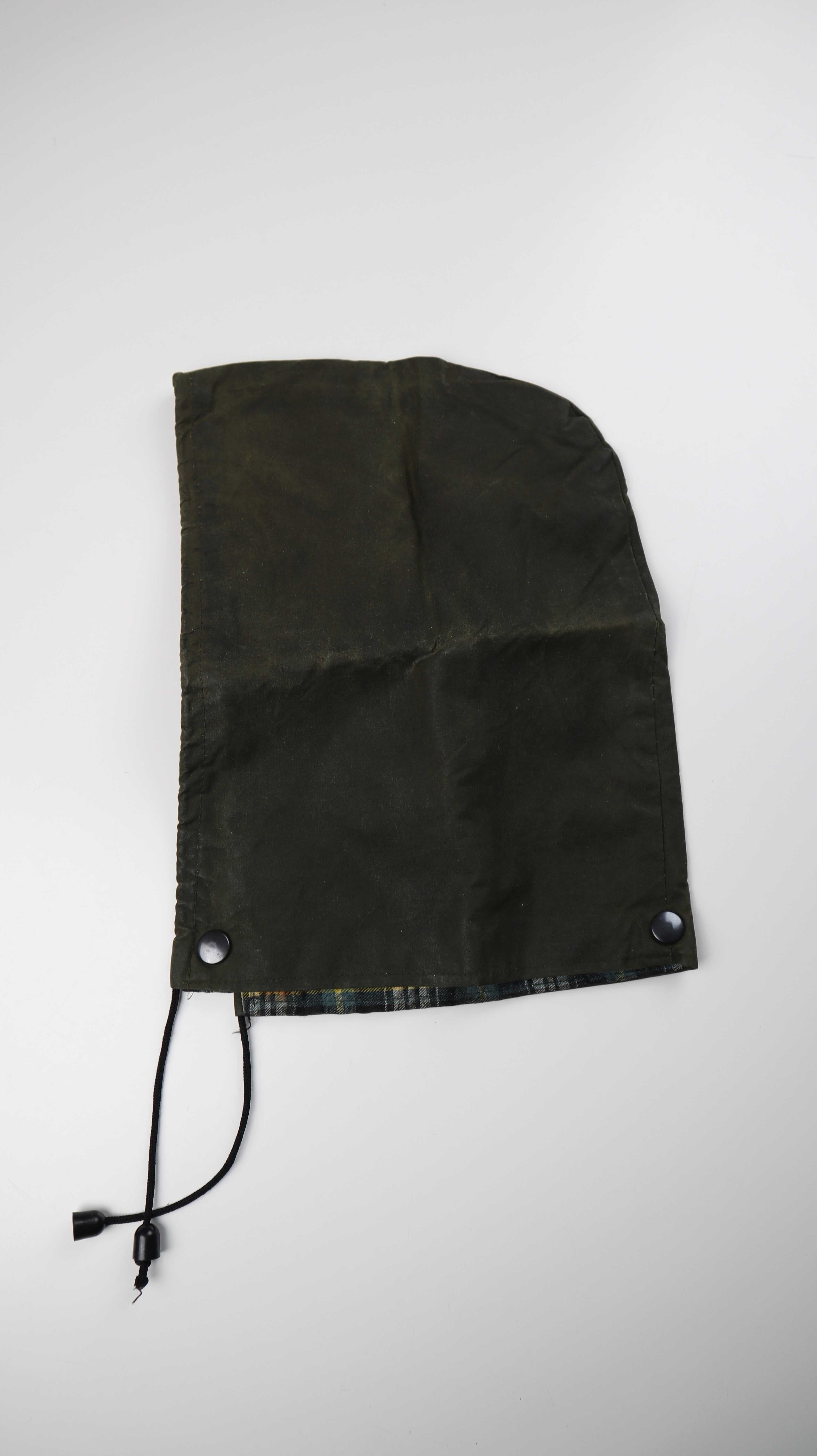 Barbour Kapuze Wax Cotton Grün dunkelgrün Khaki kariert gewachst